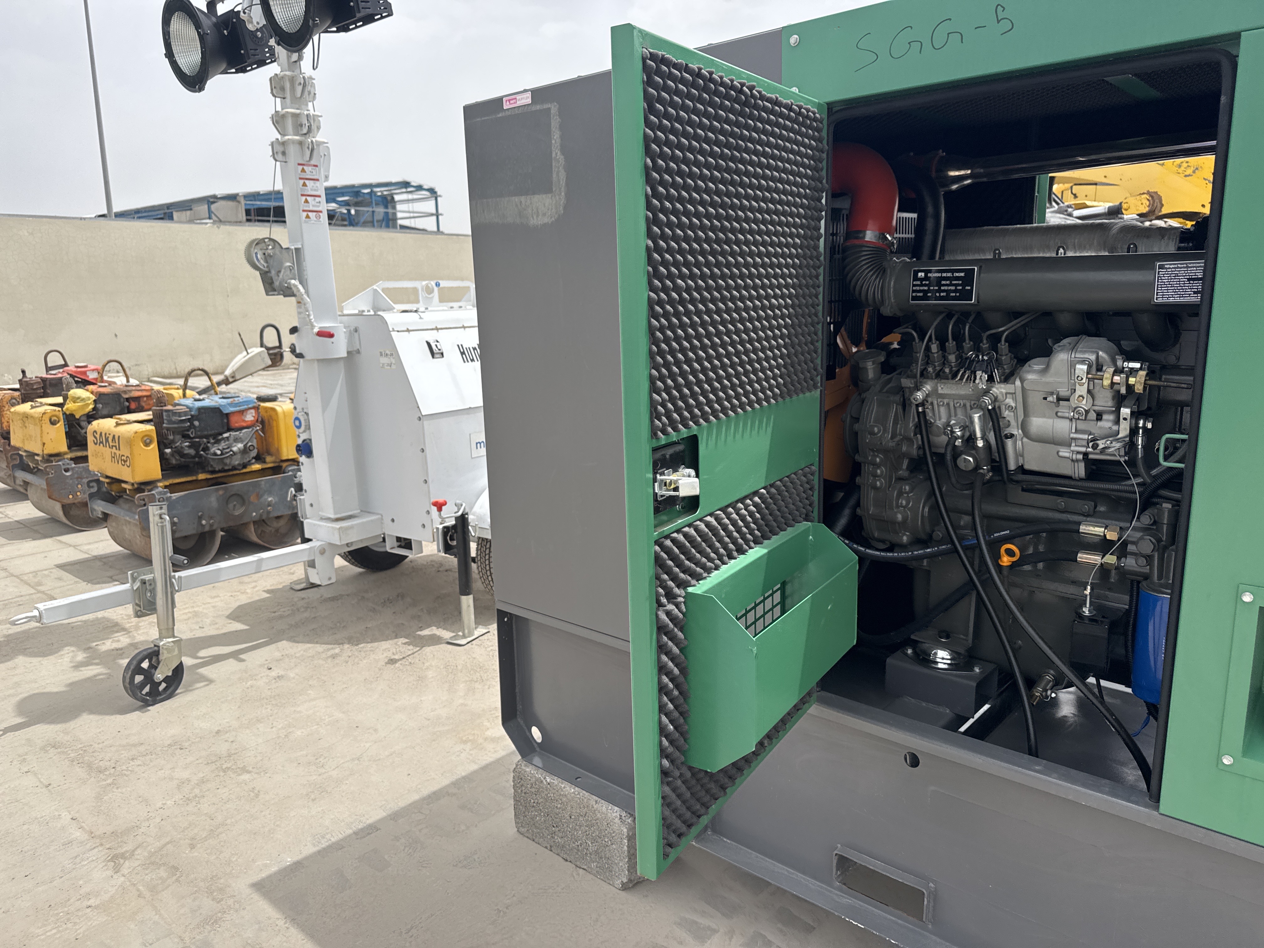 SGG-005-Green-Power-GP180-Stationary-generators-inspection-Structure-Doors-1