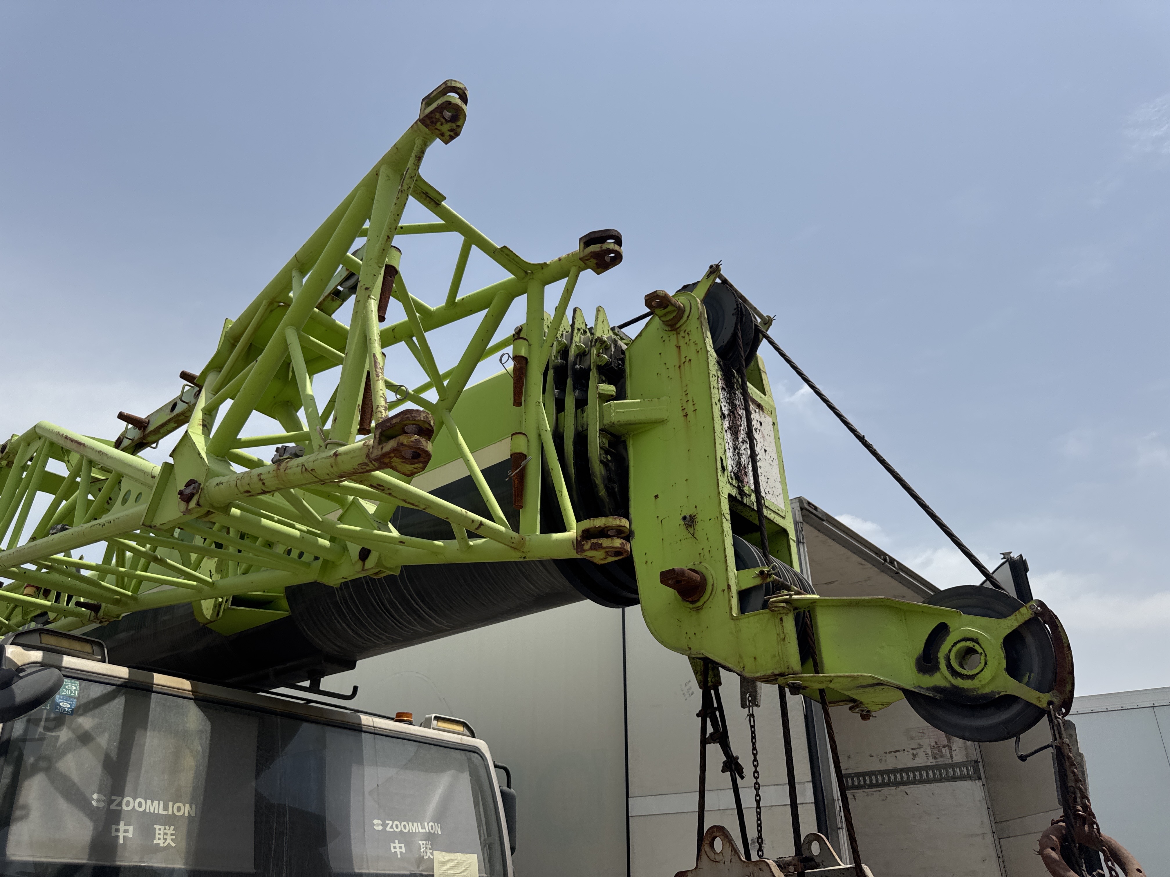 TRC-003-زومليون-ZTC-800V-شاحنات-الرافعة-فحص-الهيكل-الذراع-/-الجب-1