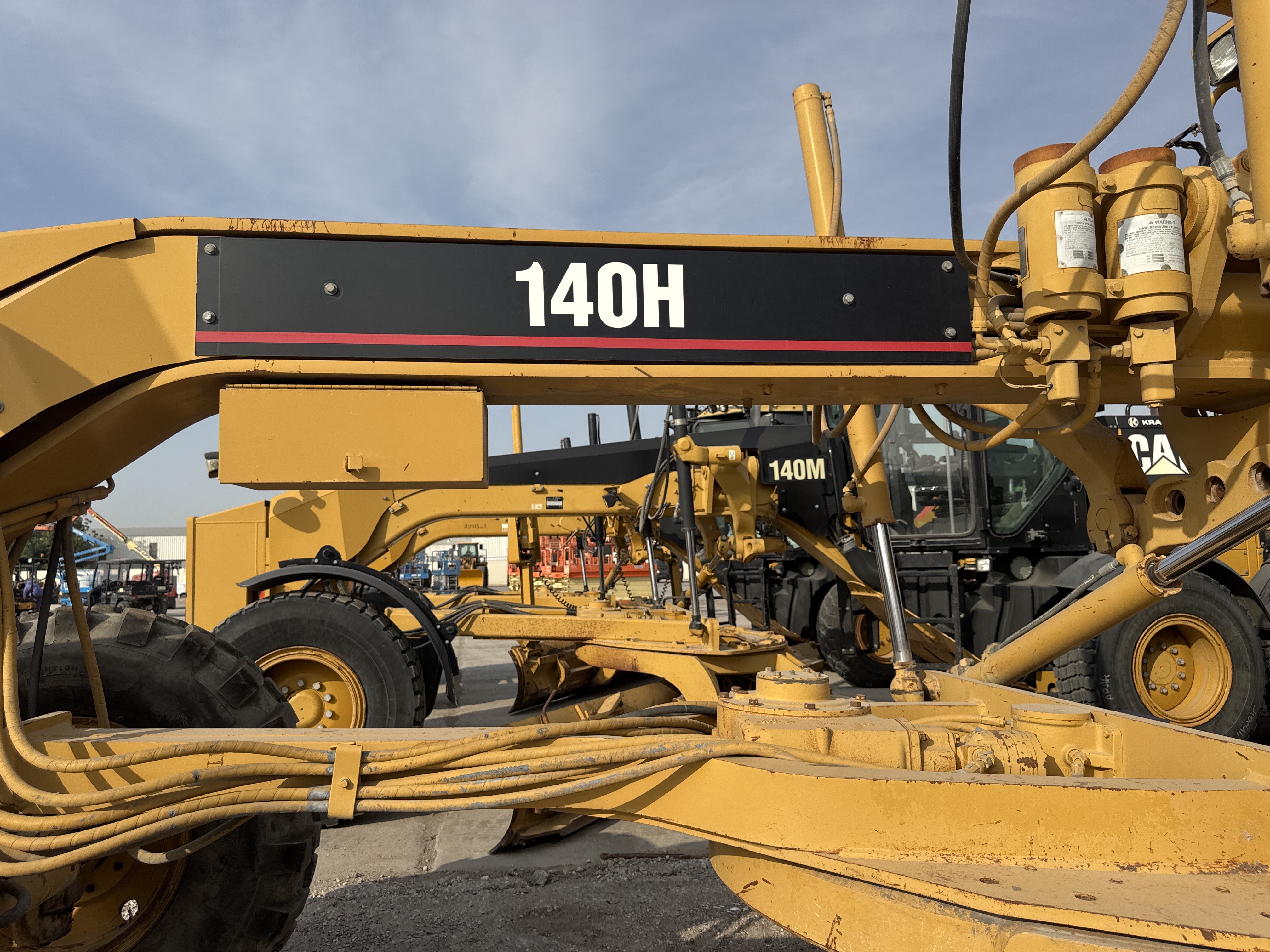 MGG-005-Cat-140H-Motor-graders-inspection-Chassis-Frame-condition-1