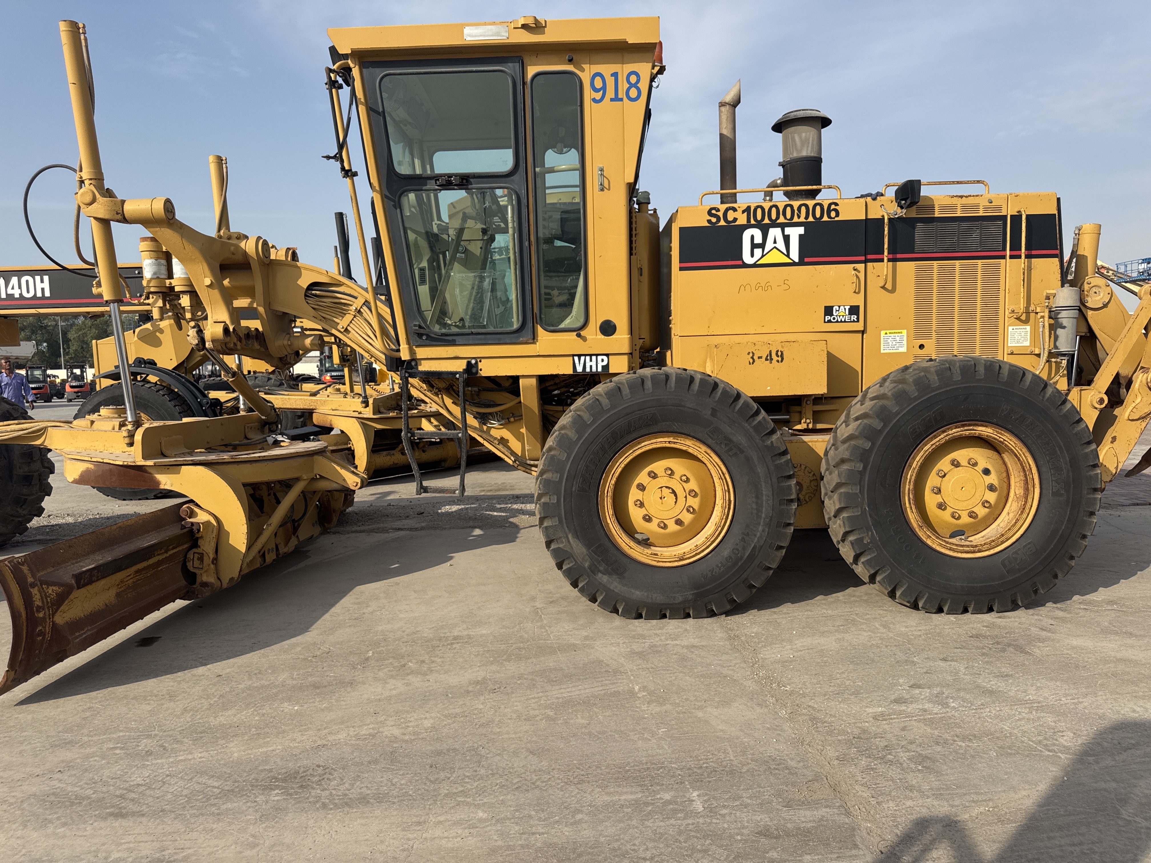 MGG-005-Cat-140H-Motor-graders-inspection-Structure-Paint-1