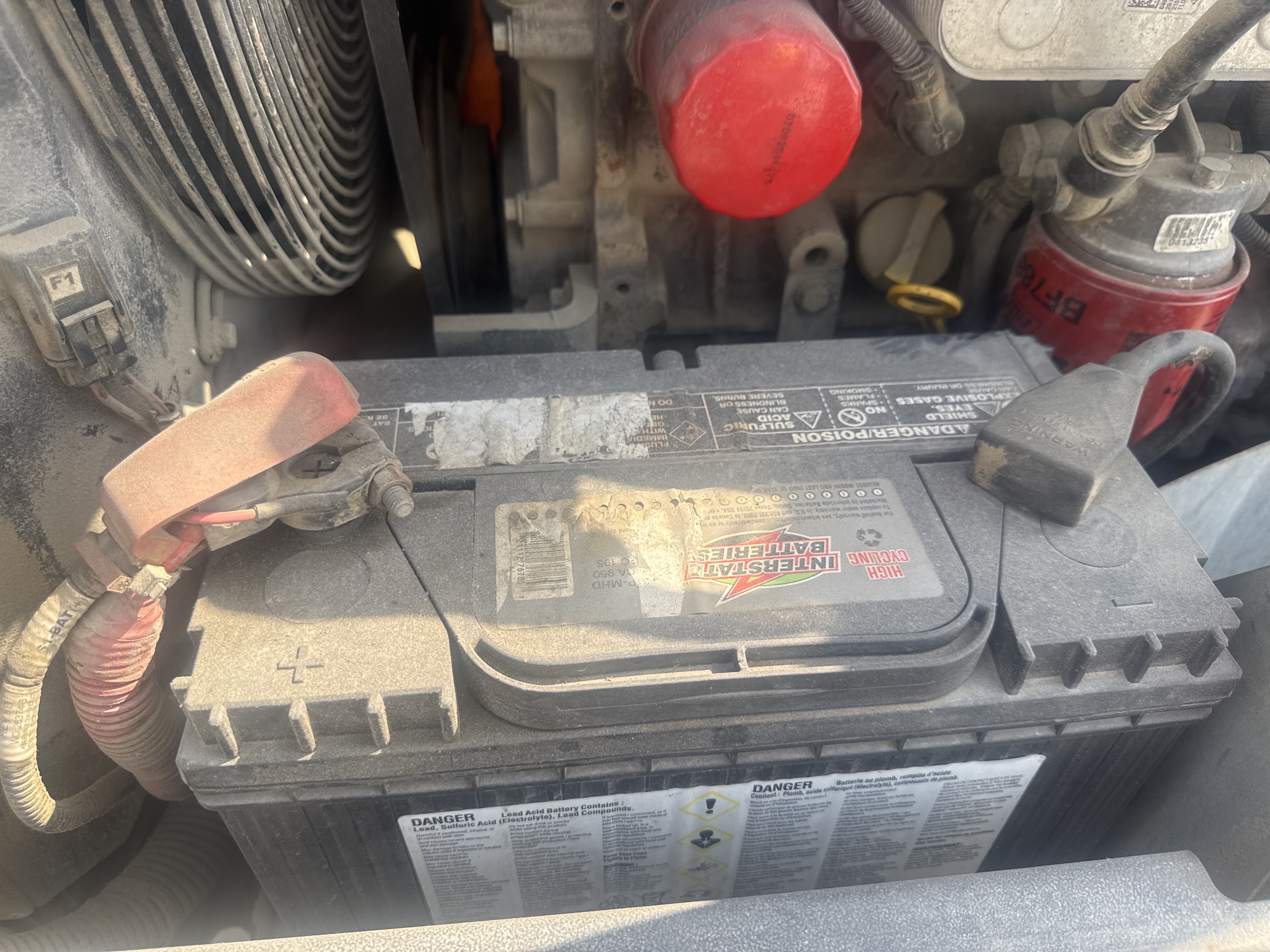 ACA-002-IR-Doosan-C185-T4F-Air-compressors-inspection-Electronics-Battery-1