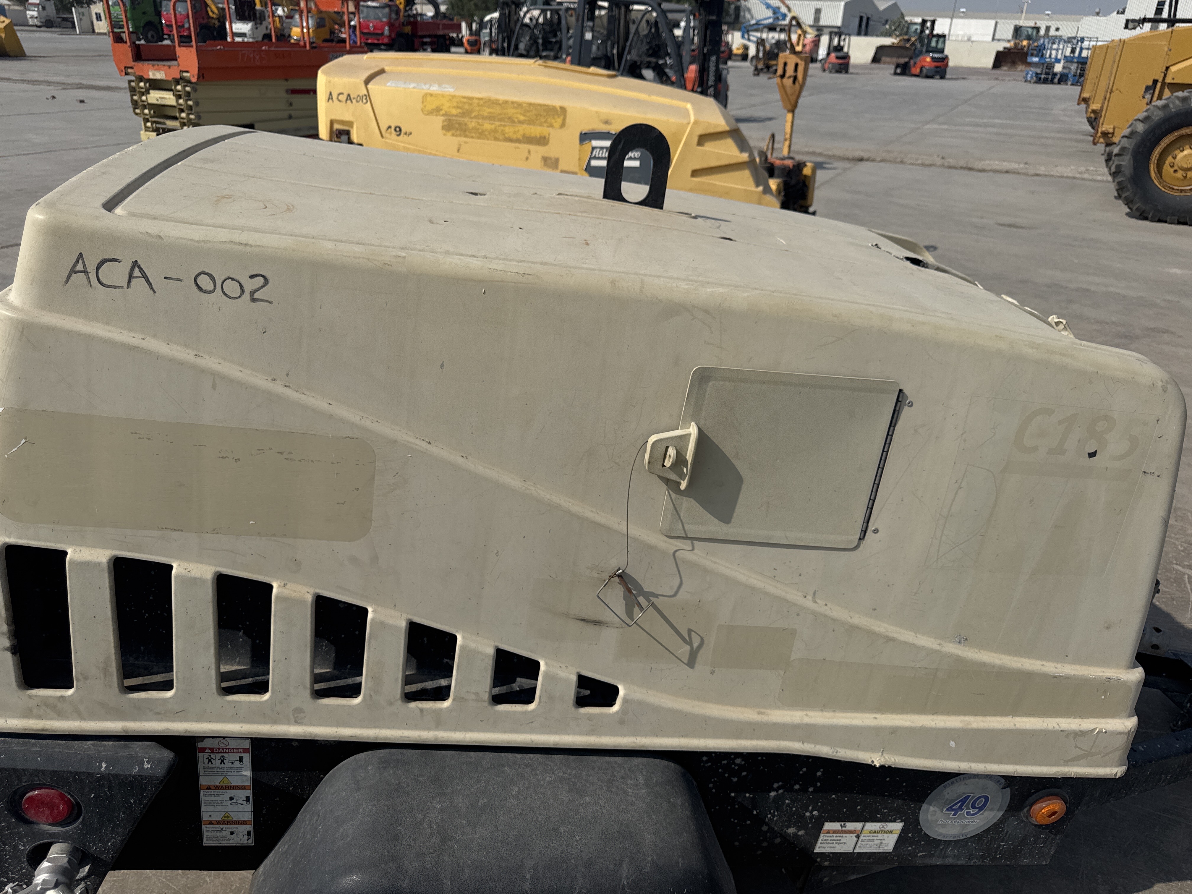 ACA-002-IR-Doosan-C185-T4F-Air-compressors-inspection-Structure-Canopy-1