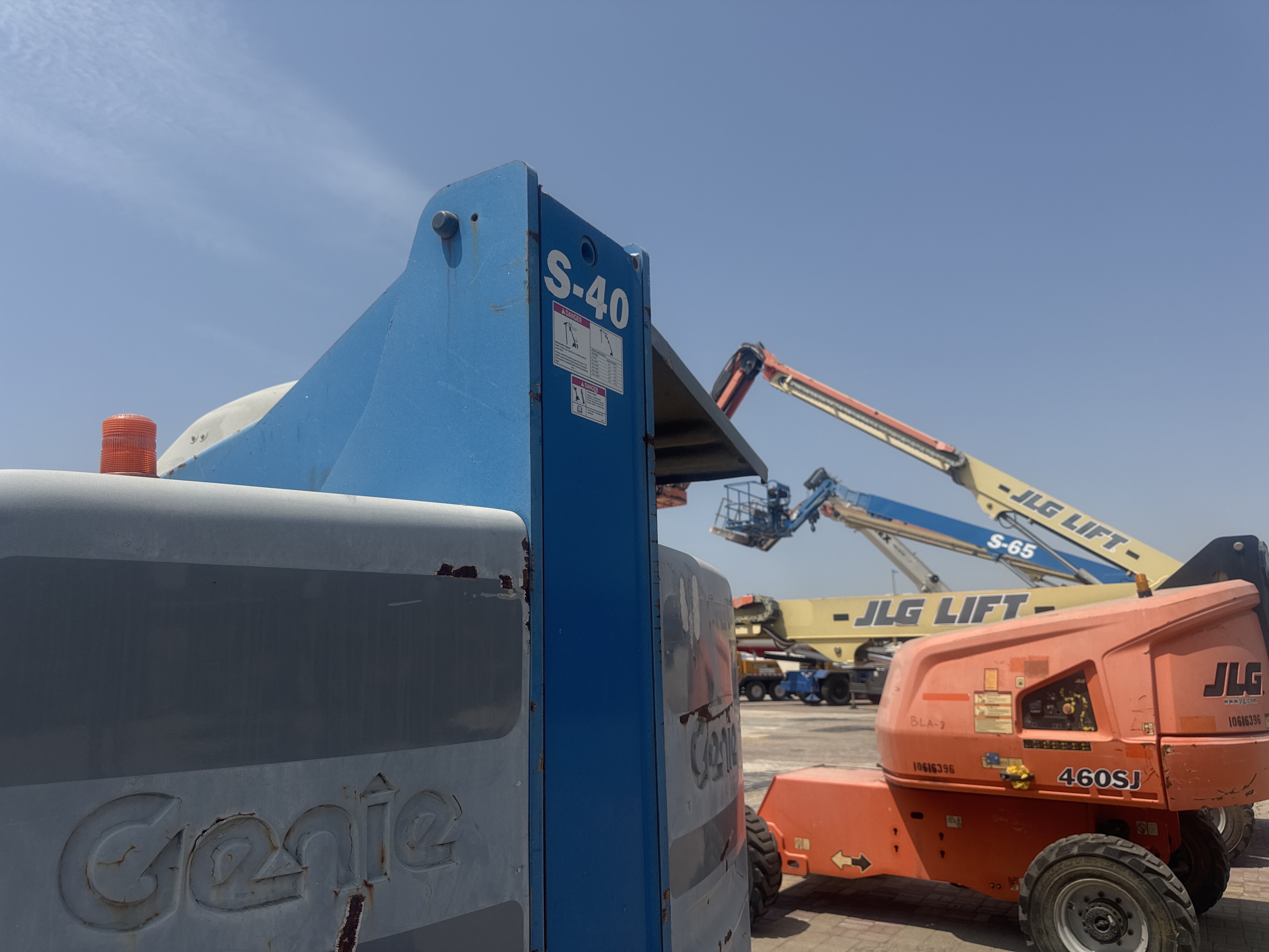 BLA-014-Genie-S-40-Boom-lifts-inspection-Chassis-Boom-frame-1