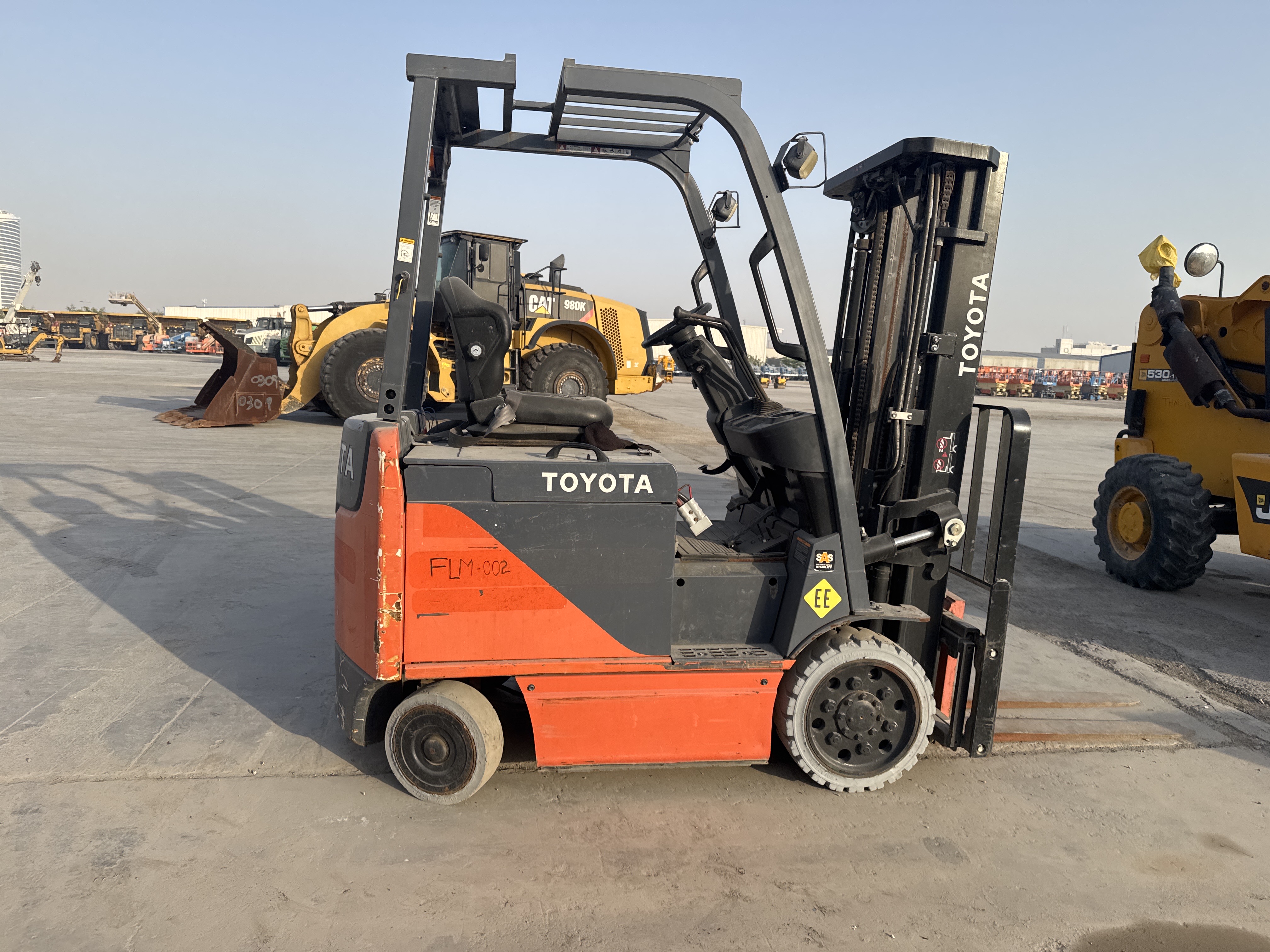 FLM-002-Toyota-8FBCU25-Forklifts-inspection-Structure-Paint-1