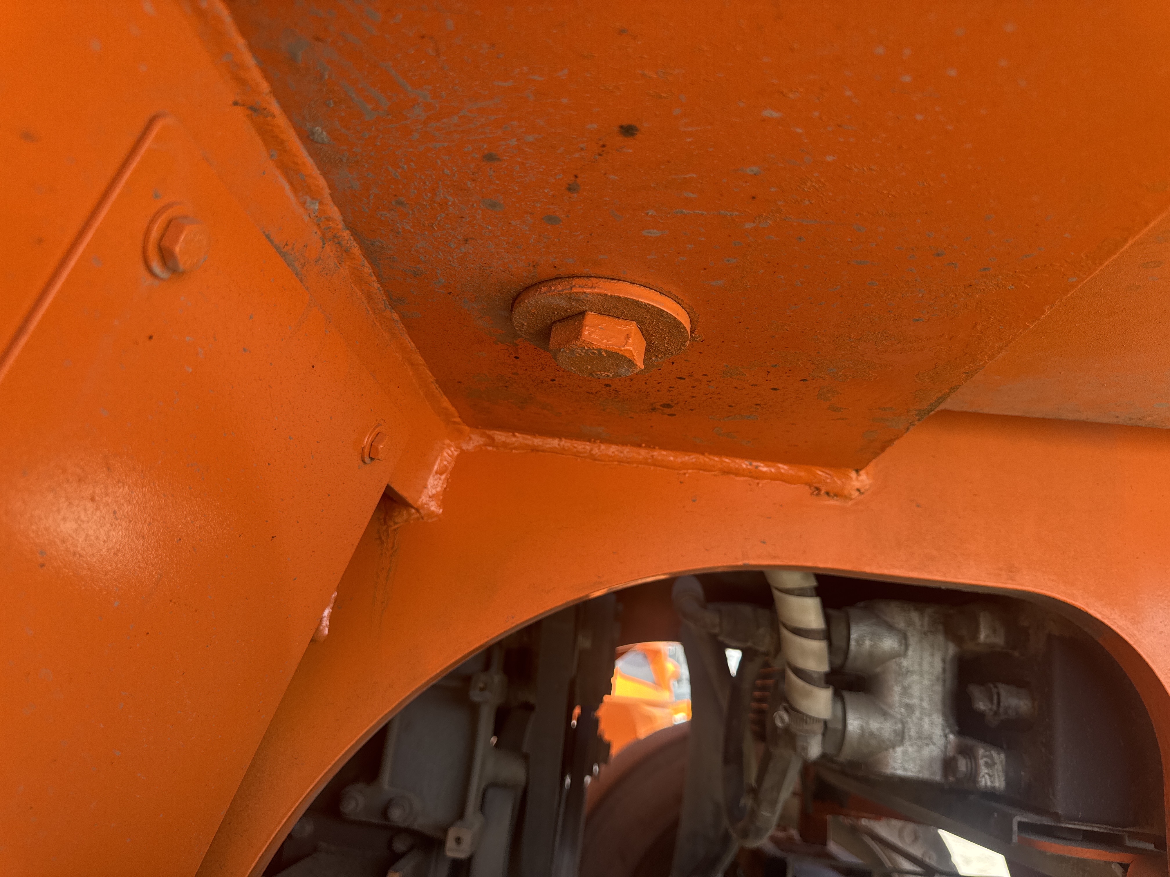 FLM-023-Doosan-D130S-5-Forklifts-inspection-Safety-Counter-weight-bolts-1
