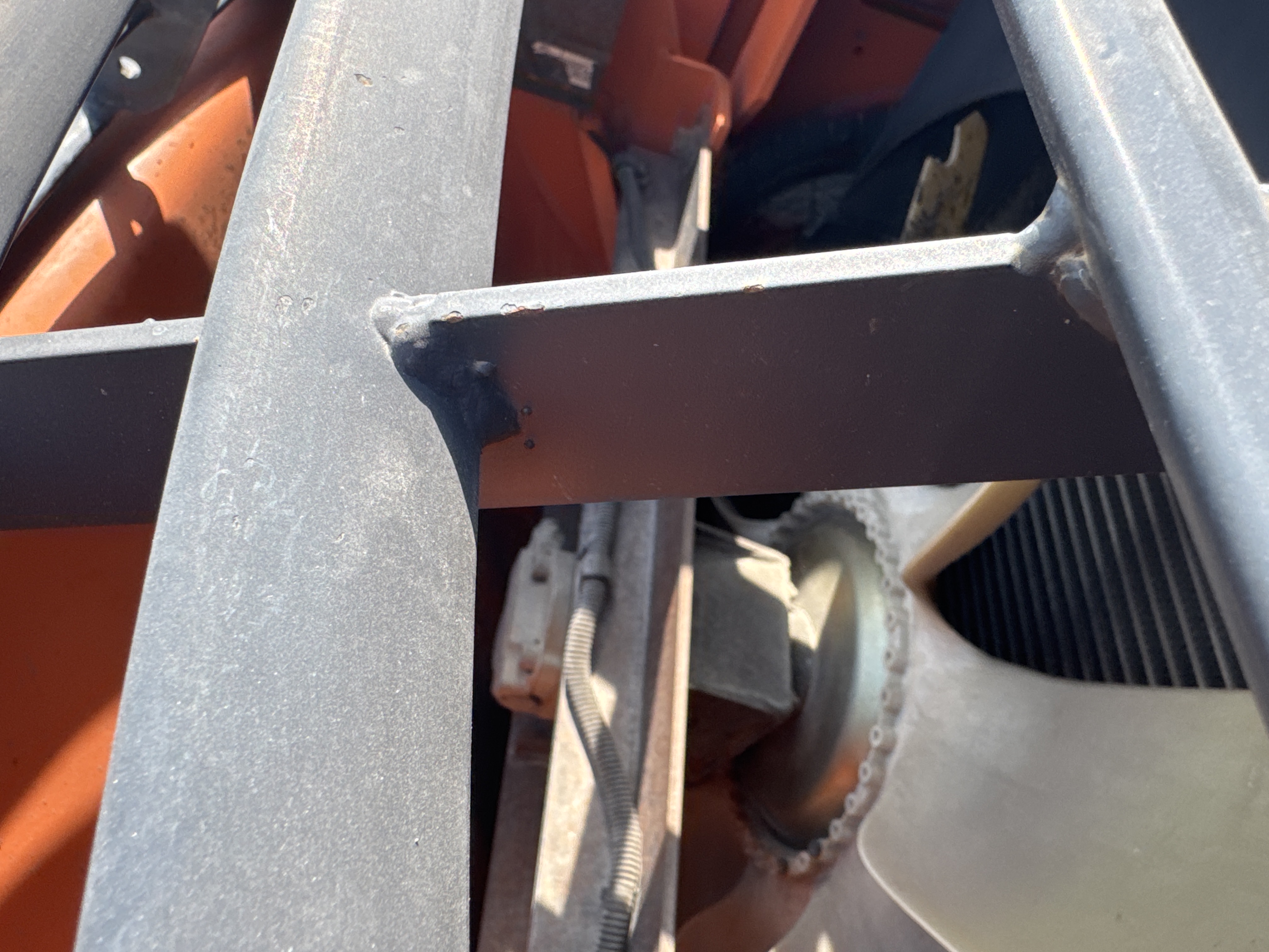 FLM-023-Doosan-D130S-5-Forklifts-inspection-Engine-Cooling-fan-and-fan-guard-1