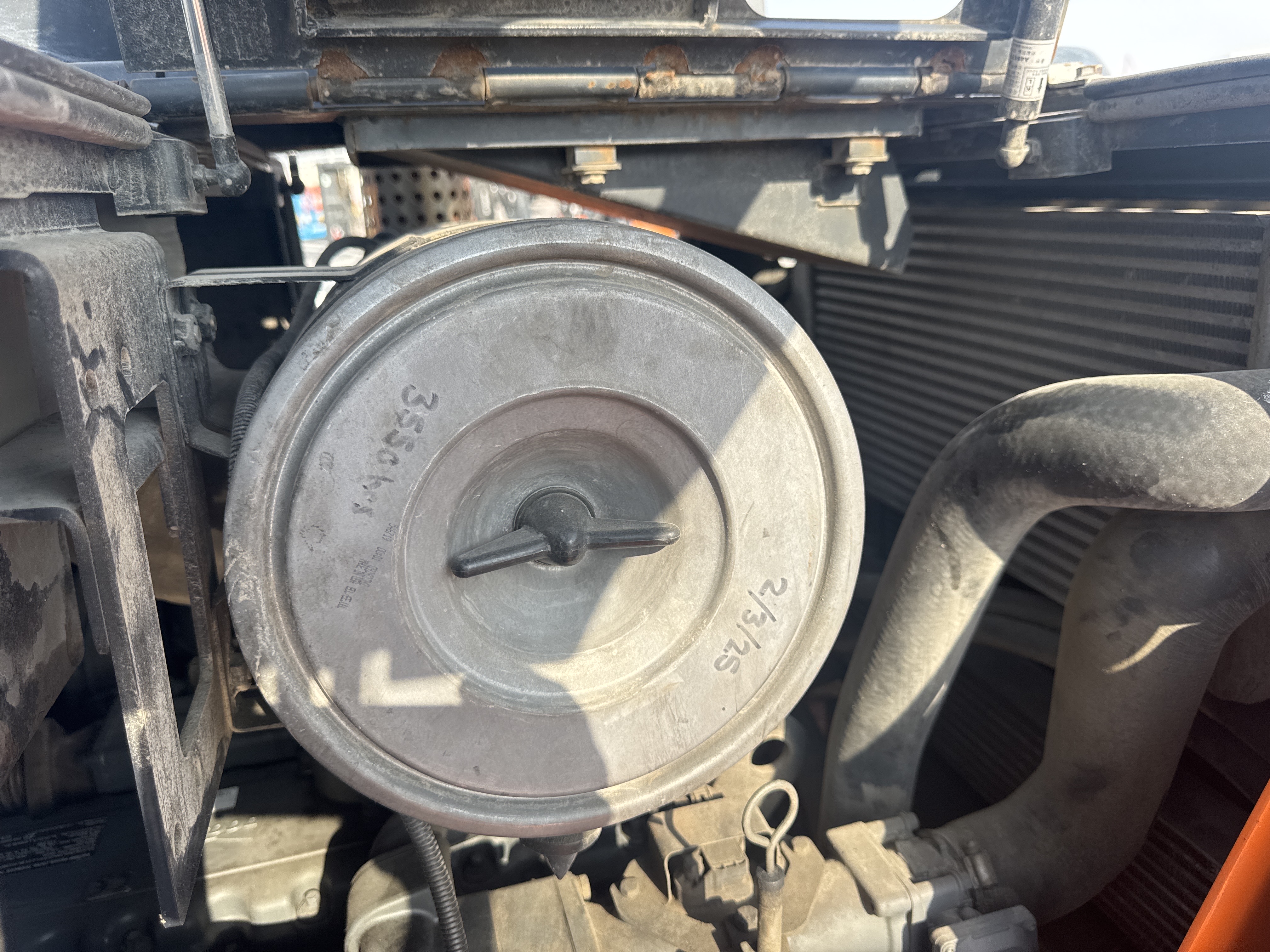 FLM-023-Doosan-D130S-5-Forklifts-inspection-Engine-Air-intake-system-1