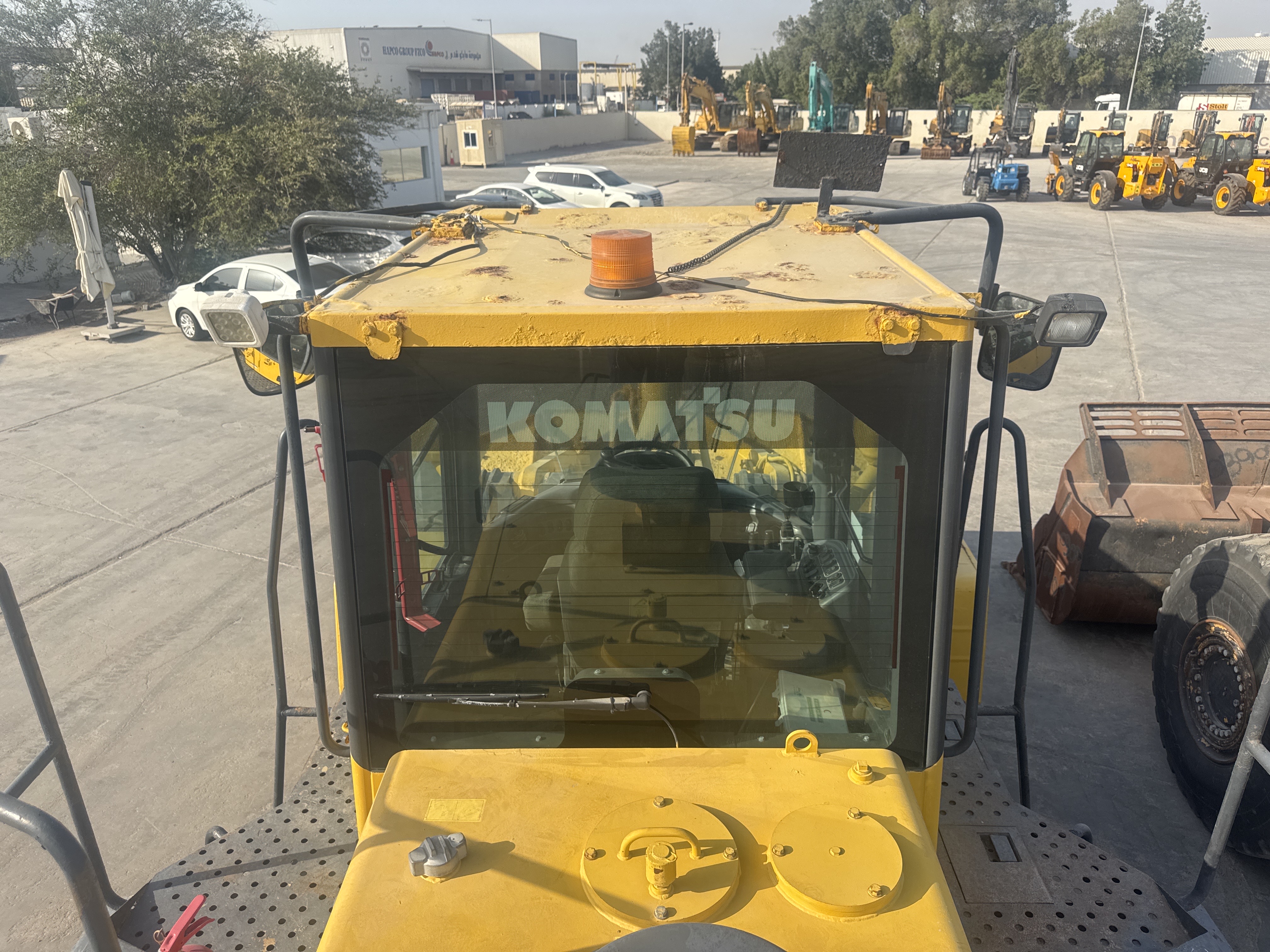 WHL-018-كوماتسو-WA500-6R-لوادر-بعجلات-فحص-الأمان-هيكل-الحماية-من-السقوط-(ROPS/FOPS)-1
