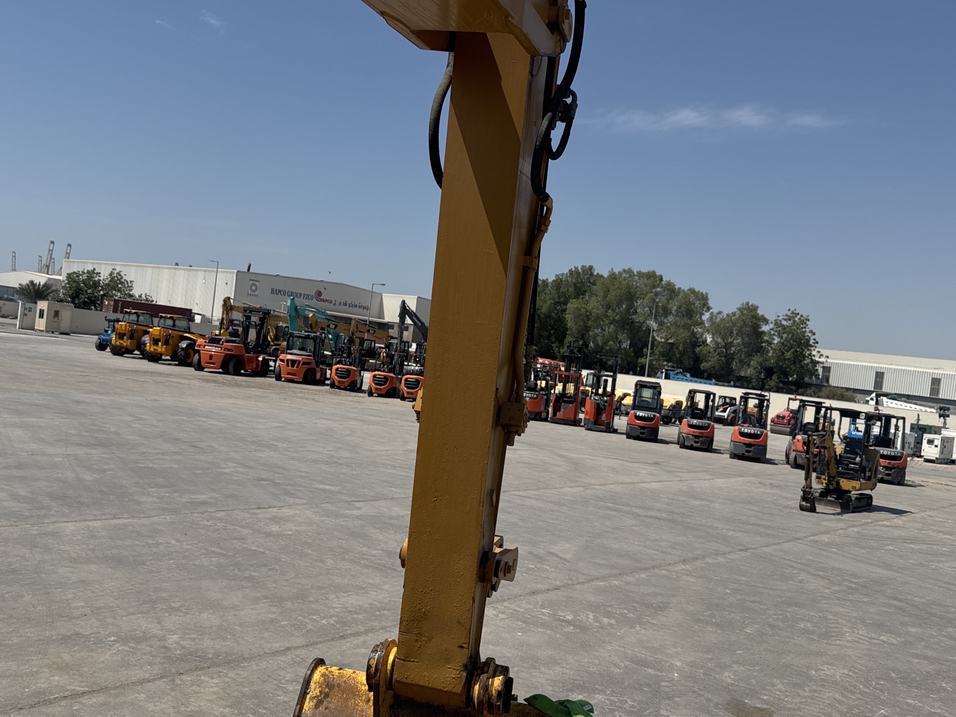 WLX-003-كاتربيلر-M318D-حفارات-ذات-عجلات-فحص-الهيكل-عصا-الحفر-1