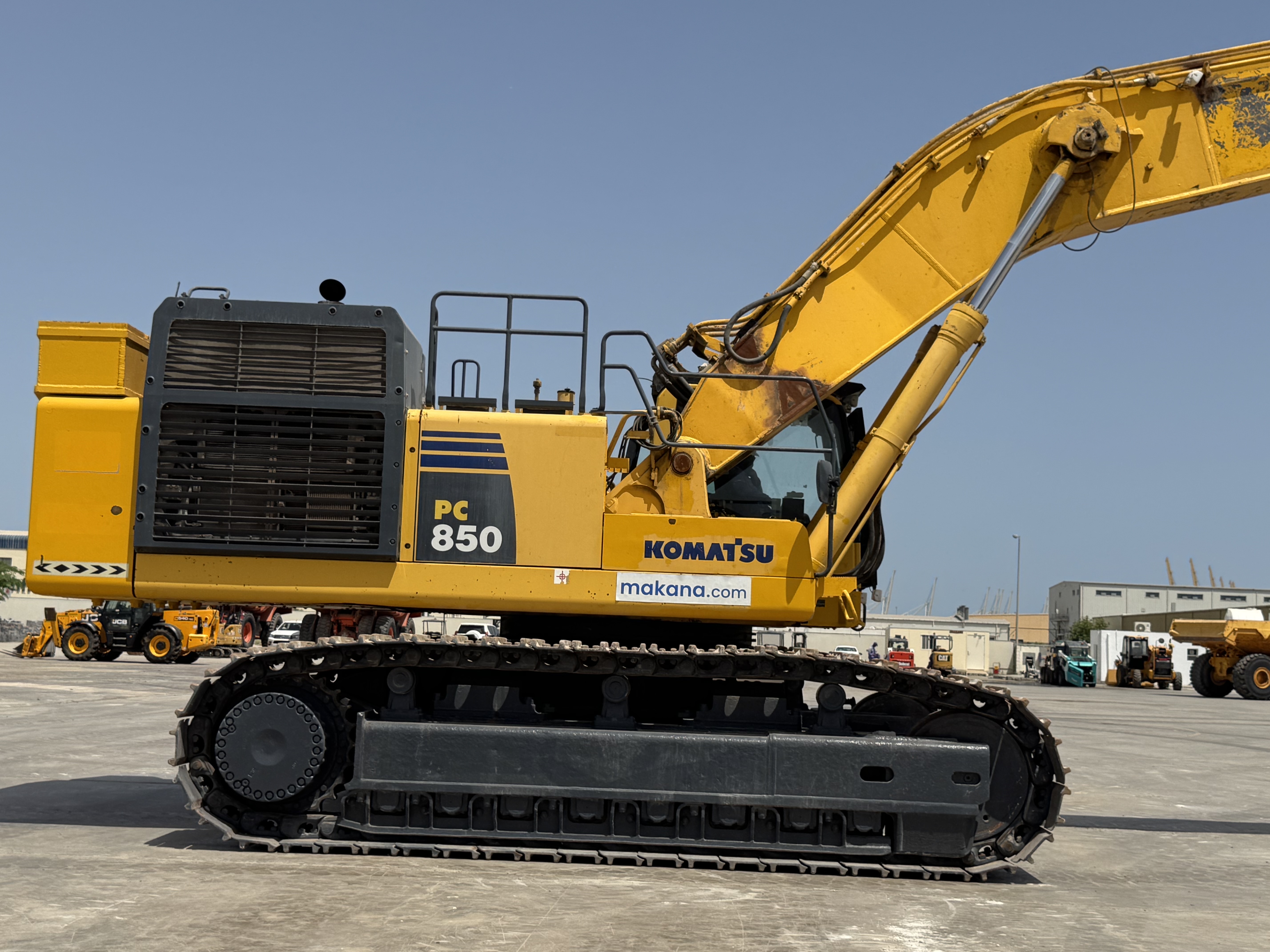 LBX-001-كوماتسو-PC850-8R1-حفارات-ذات-ذراع-طويل-فحص-الهيكل-الصبغ-1