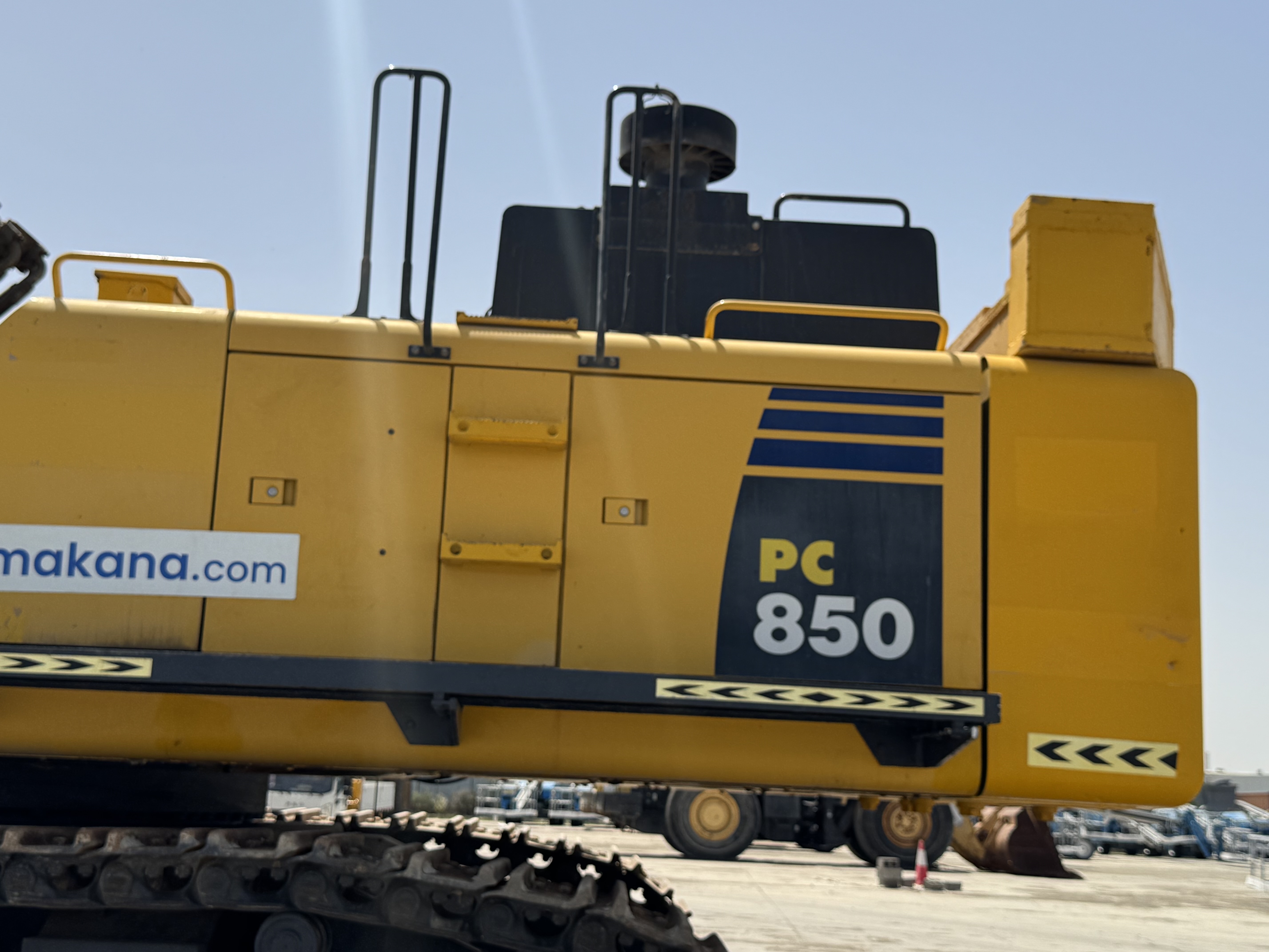 LBX-001-كوماتسو-PC850-8R1-حفارات-ذات-ذراع-طويل-فحص-الهيكل-الصبغ-1