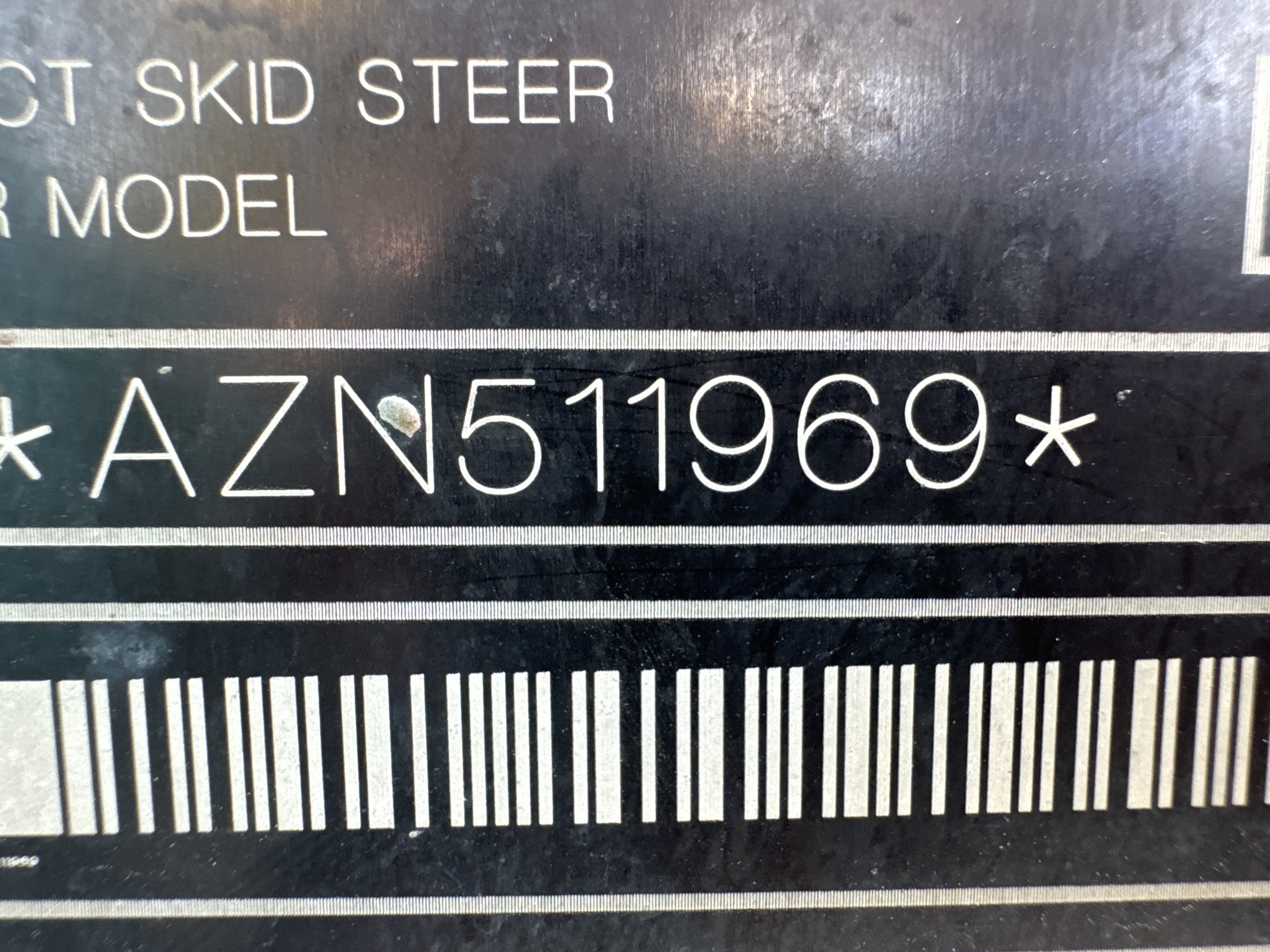SSL-020-Bobcat-S510-Skid-steer-loaders-inspection-General-Serial-number-1
