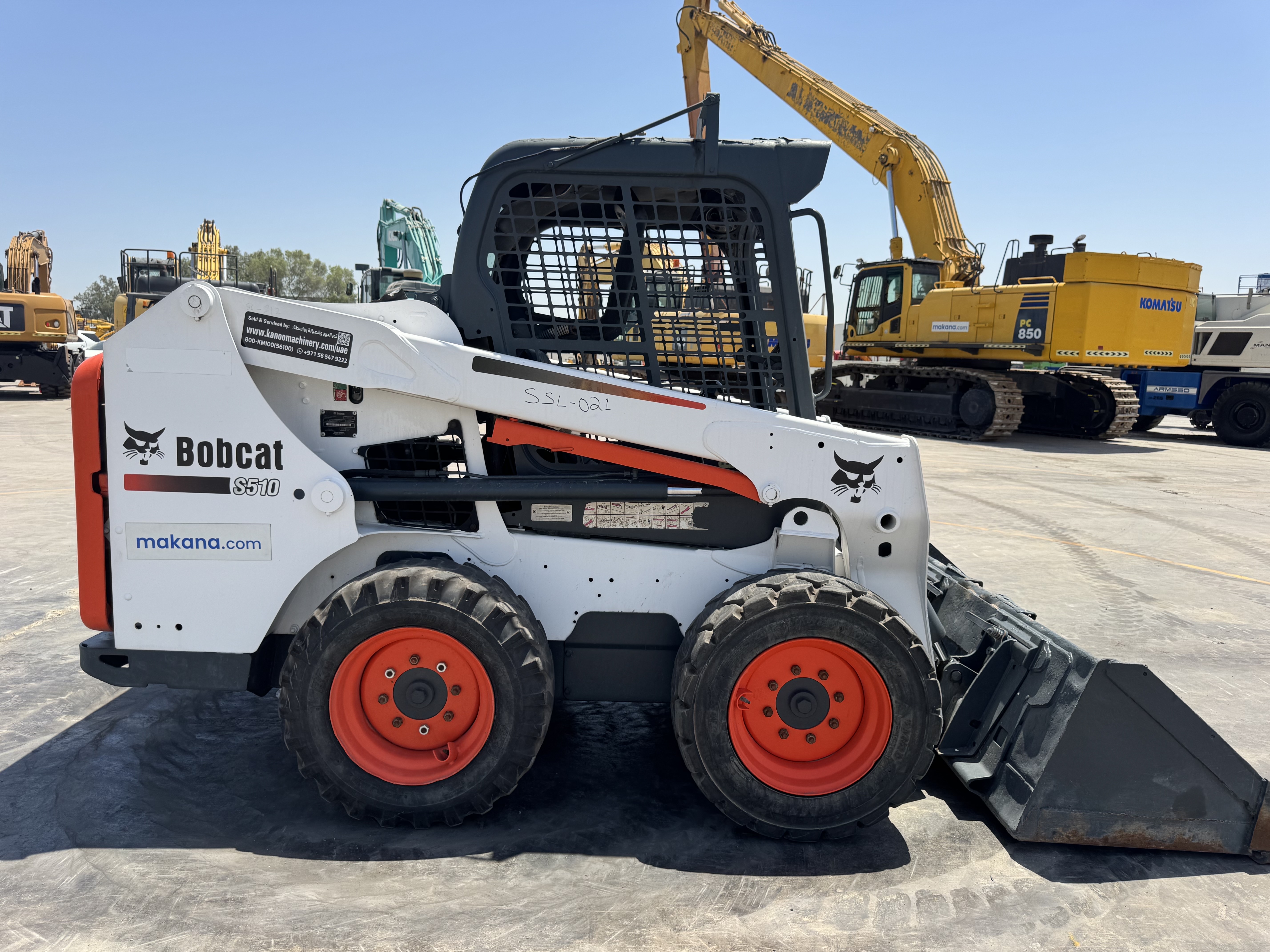 SSL-021-Bobcat-S510-Skid-steer-loaders-inspection-Structure-Paint-1