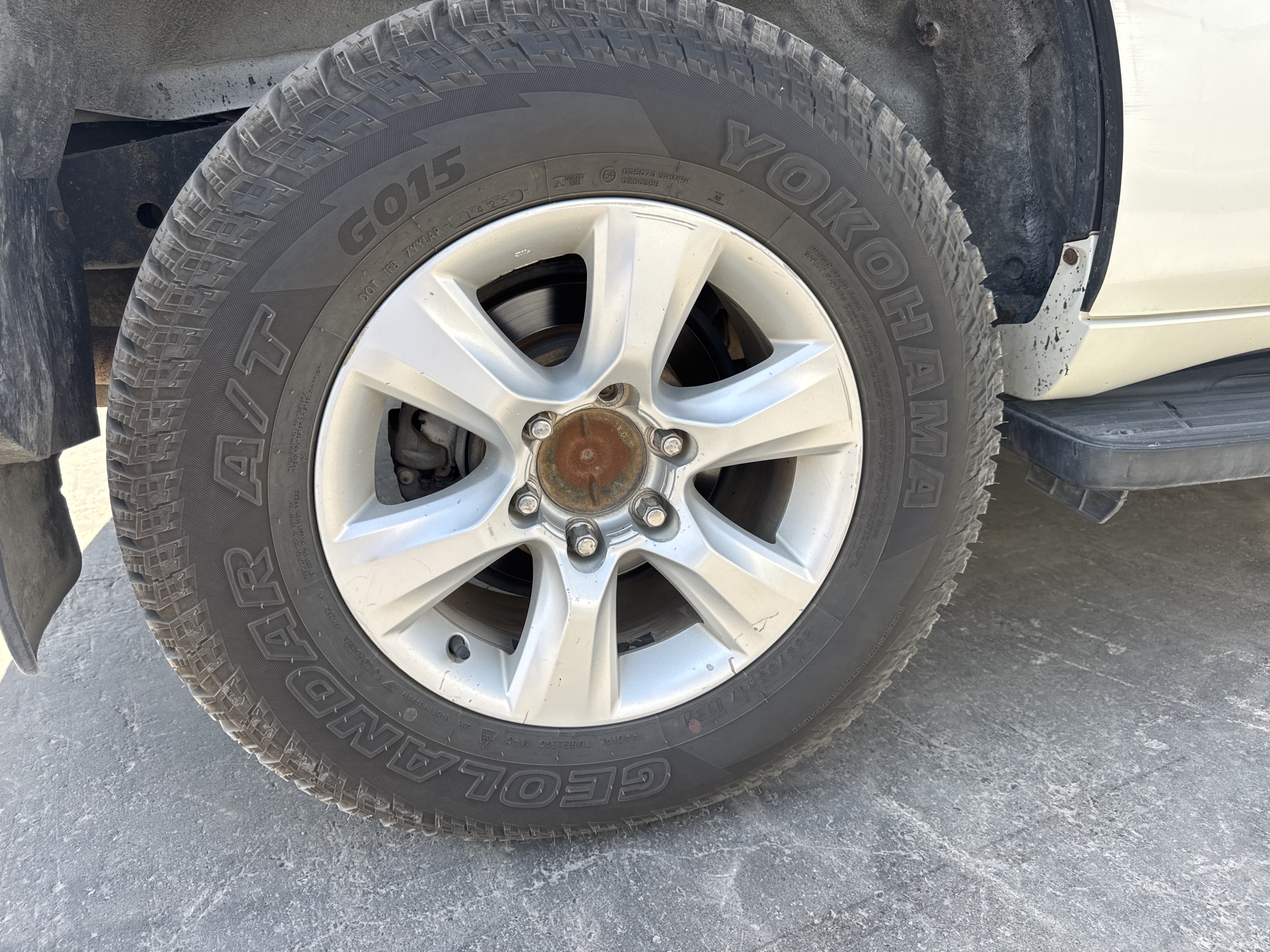 SUV-004-تويوتا-Land-Cruiser-Prado-المركبات-الرياضية-فحص-الهيكل-الجنط-الخلفي-الأيمن-/-الرنج-1