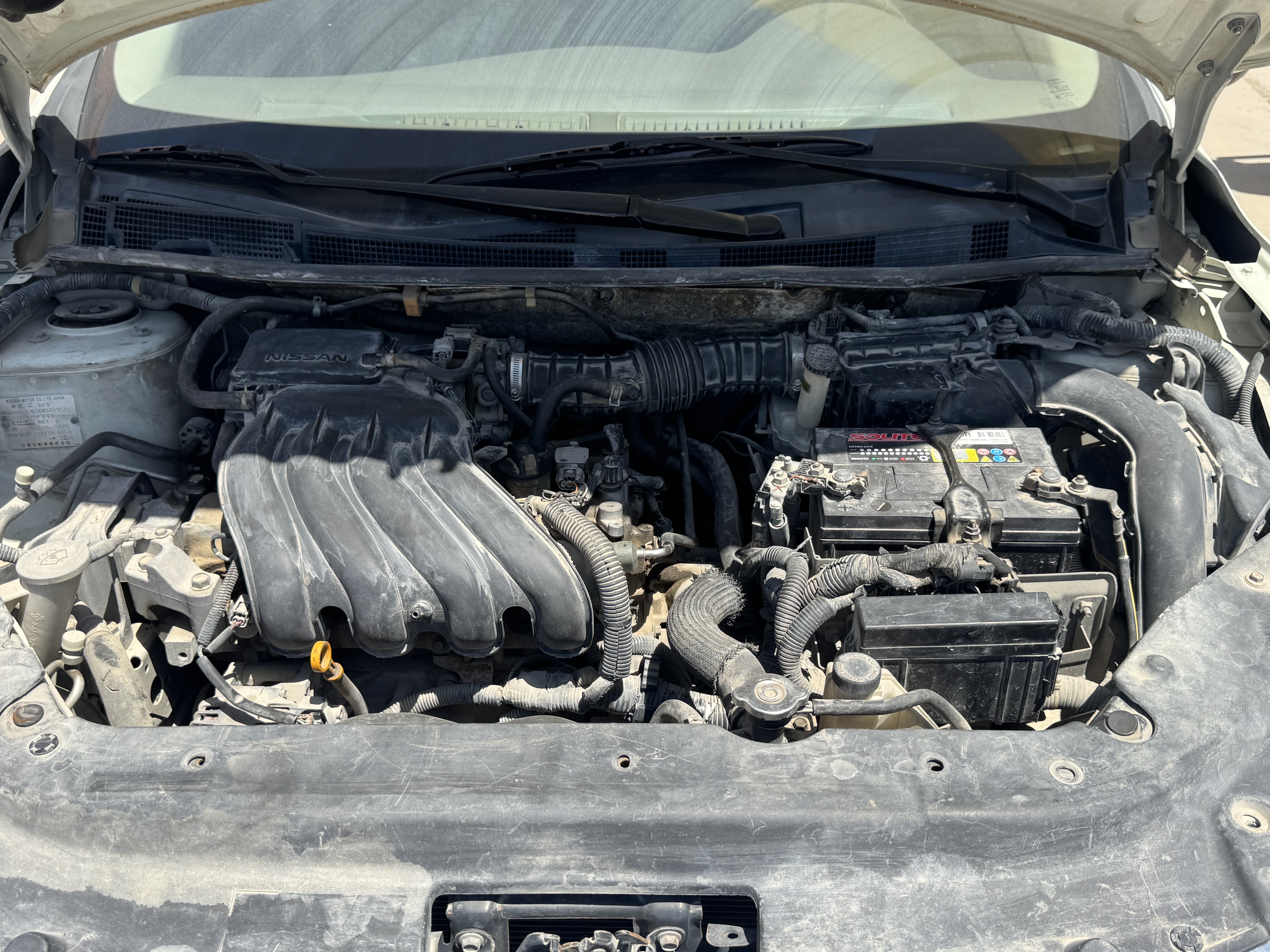 SEV-001-Nissan-Sentra-Sedans-inspection-Engine-Engine-bay-1
