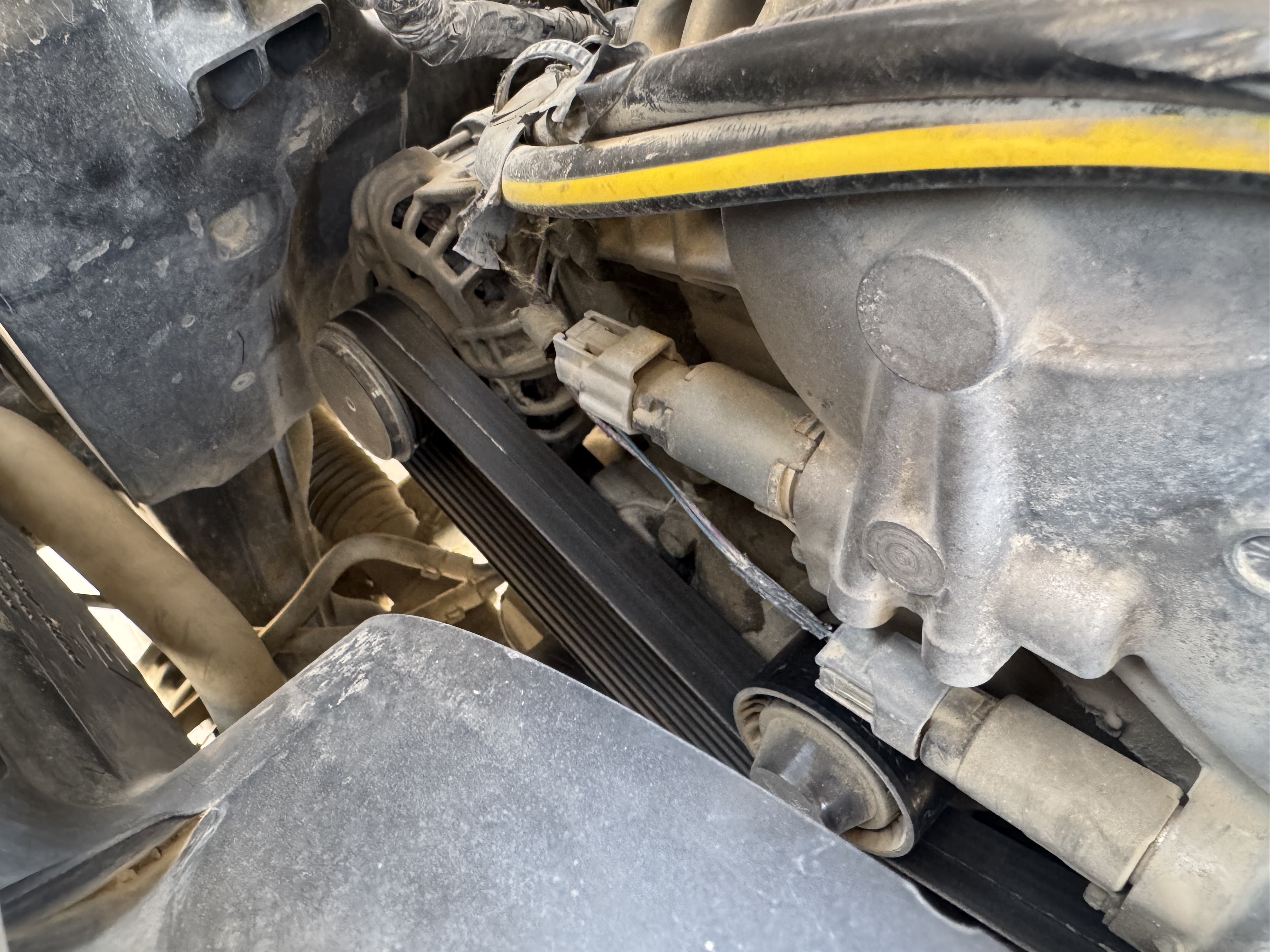 PUV-001-Nissan-Navara-4WD-Pickups-inspection-Engine-Engine-belt-1