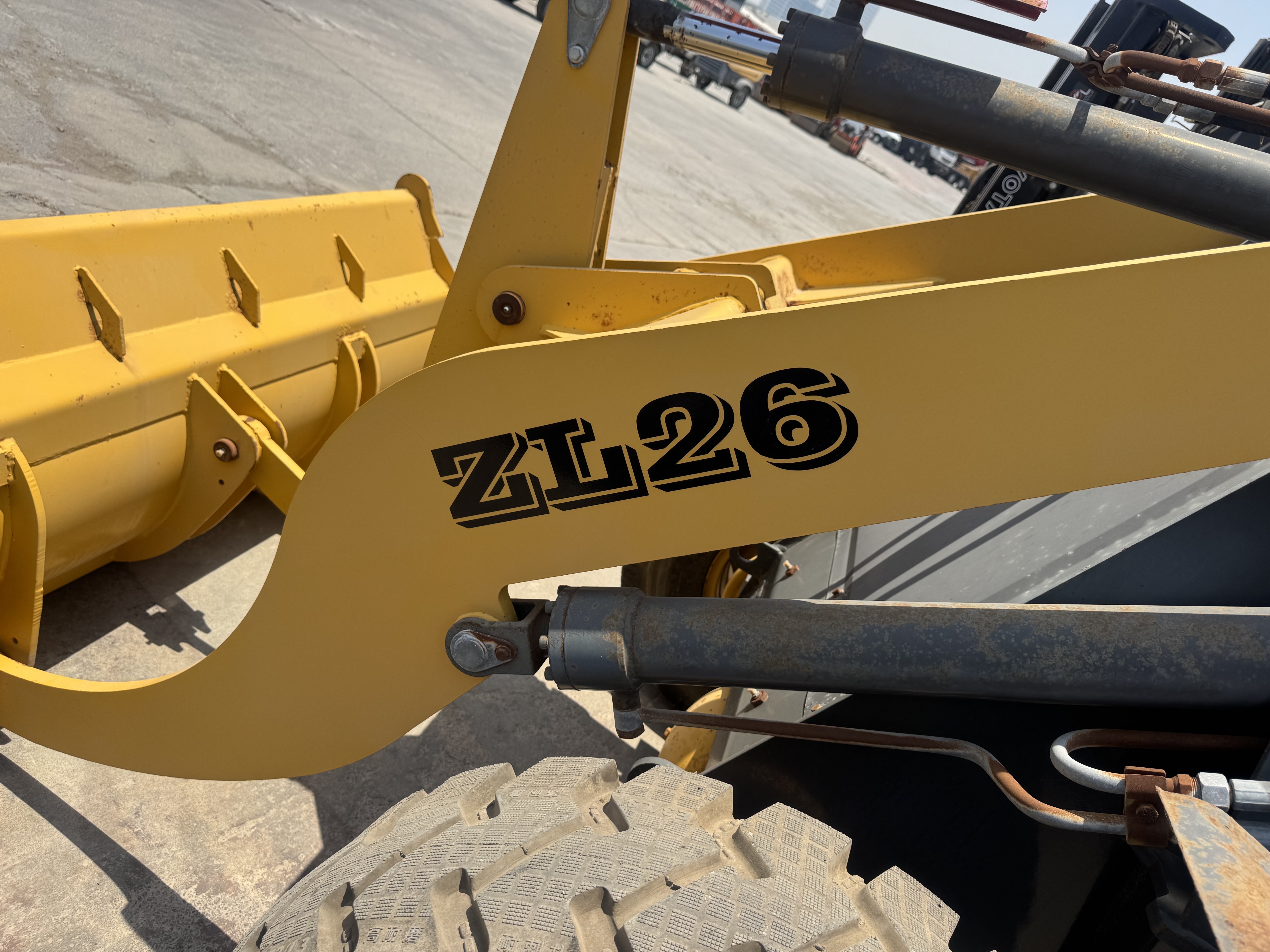 WHL-020-Shanding-ZL26-Wheel-loaders-inspection-Chassis-Lift-arm-1
