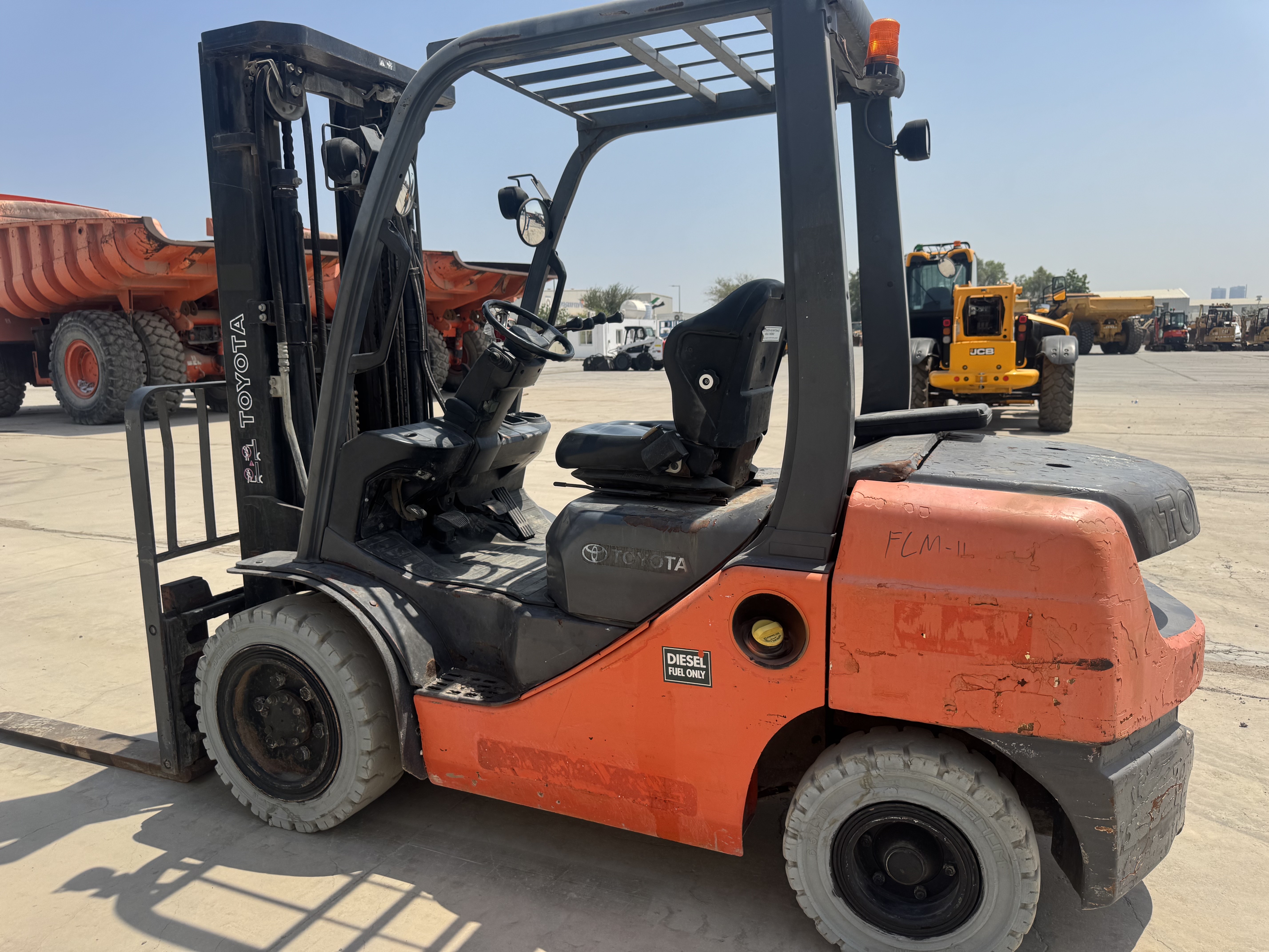 FLM-011-Toyota-8FDU30-Forklifts-inspection-Structure-Paint-1