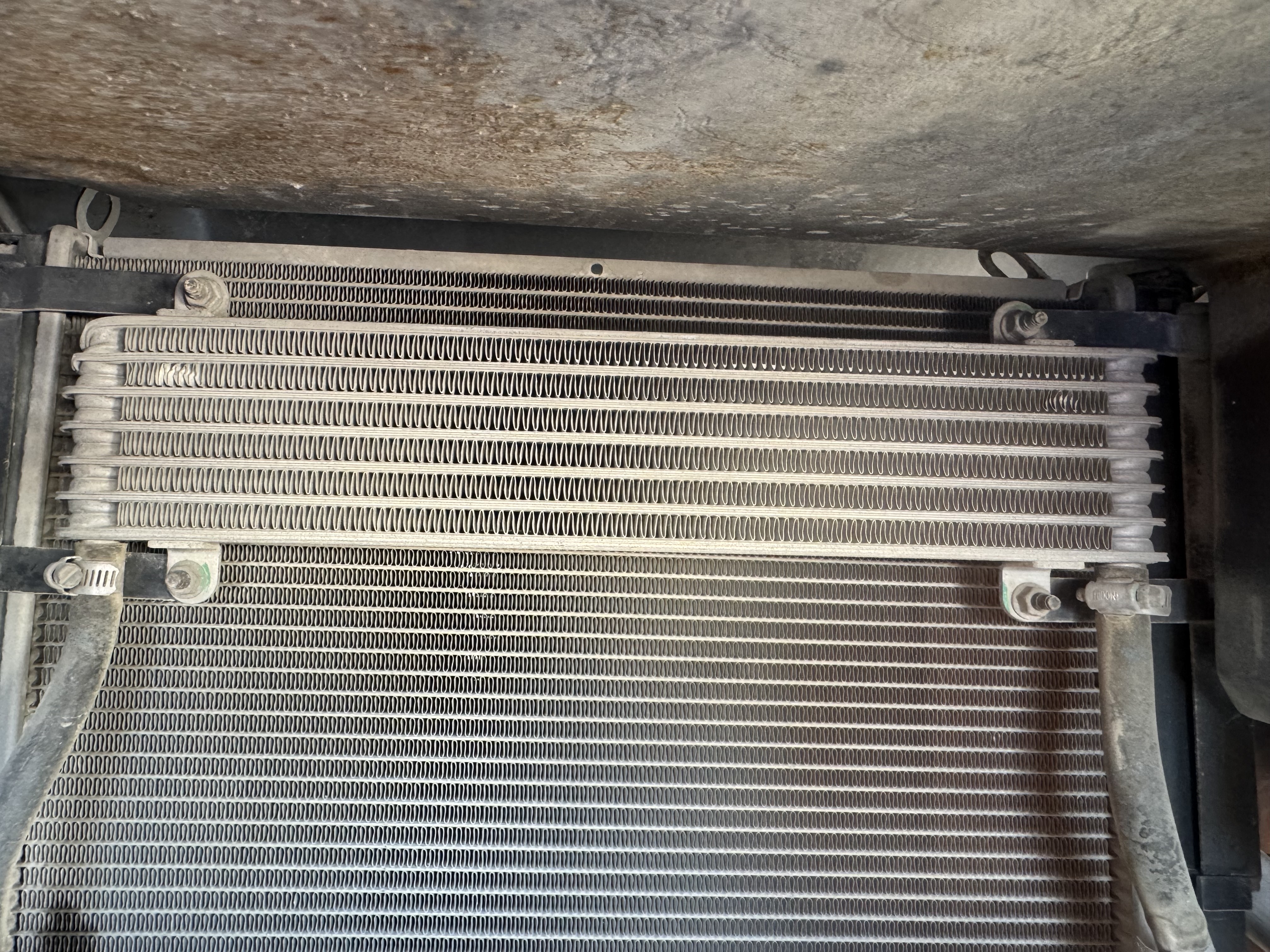 FLM-011-Toyota-8FDU30-Forklifts-inspection-Engine-Radiator,-oil-cooler-and-air-cooler-1
