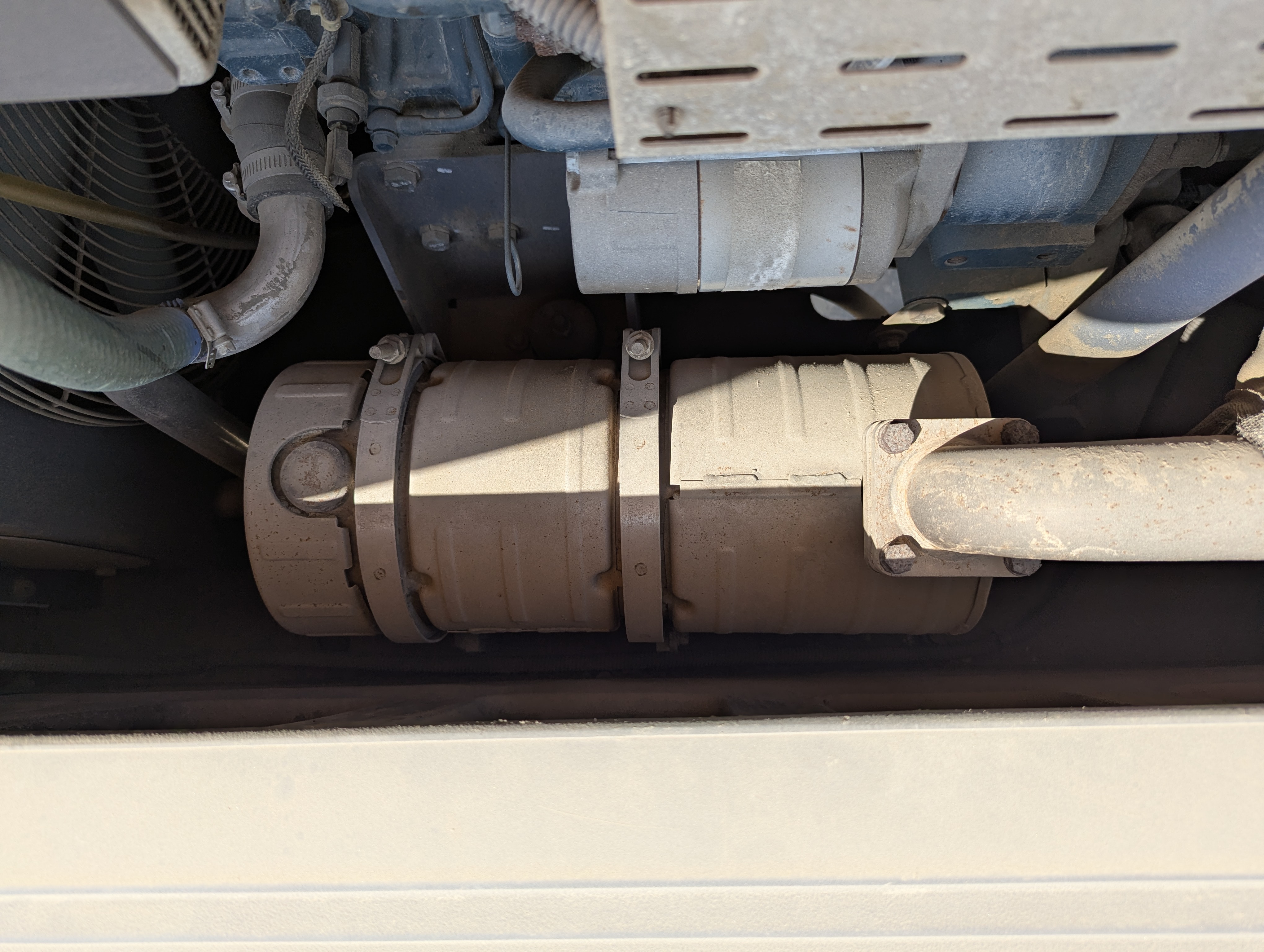 ACA-015-Atlas-Copco-XAS-185-T4F-Air-compressors-inspection-Engine-Exhaust-system-1