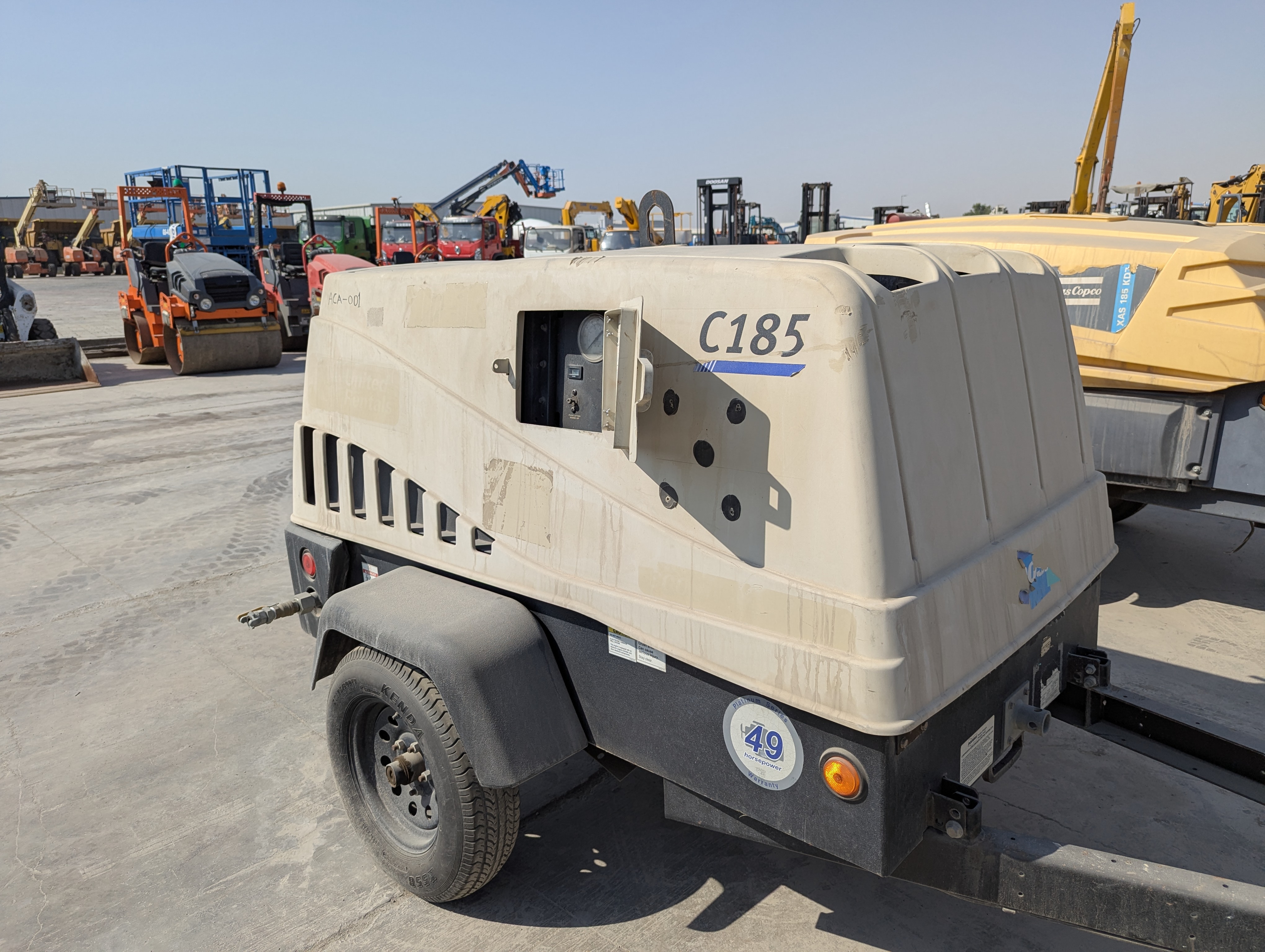ACA-001-آي-آر-دوسان-C185-T4F-كومبريسرات-هواء-فحص-الهيكل-الصبغ-1