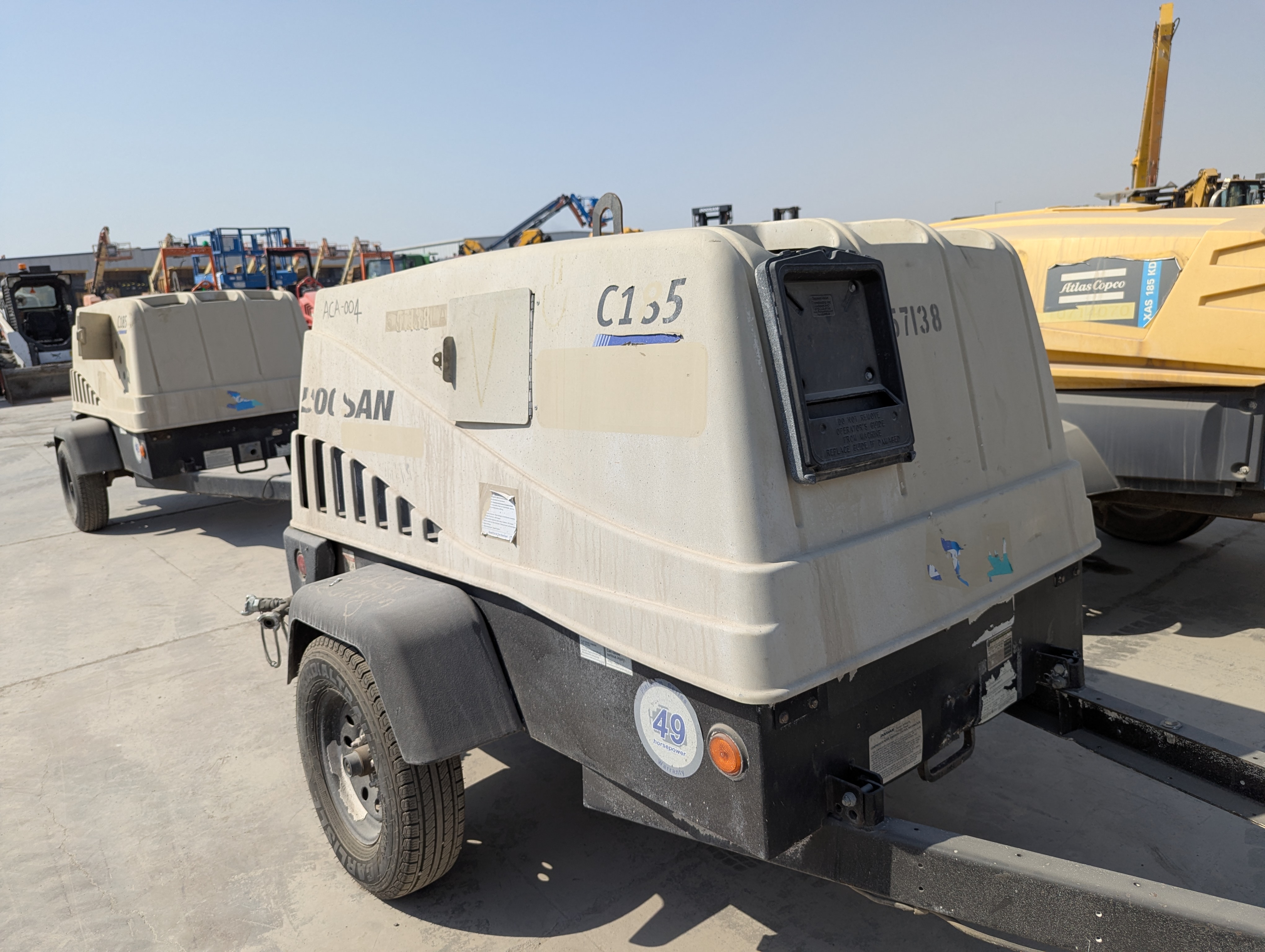 ACA-004-آي-آر-دوسان-C185-T4F-كومبريسرات-هواء-فحص-الهيكل-الصبغ-1