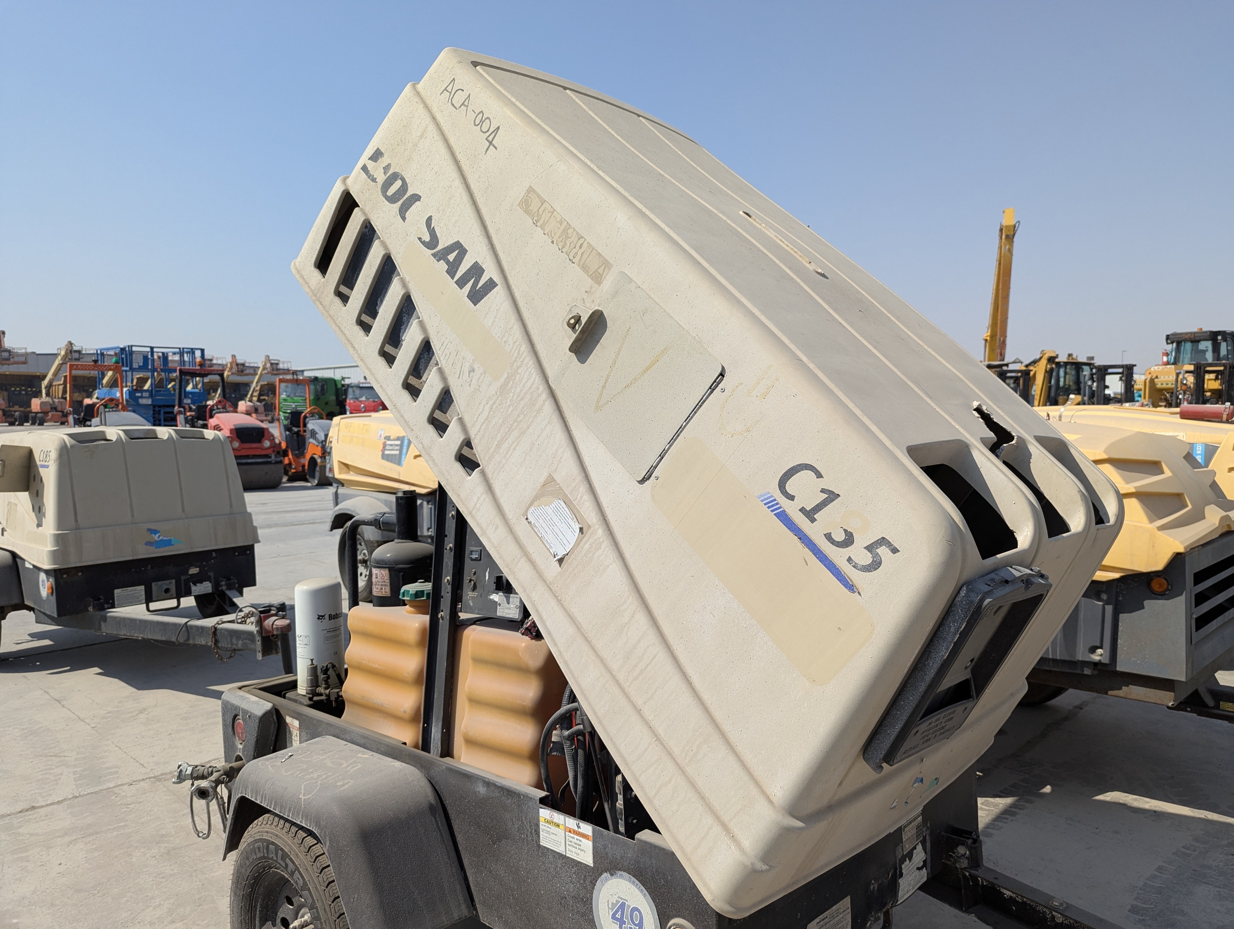 ACA-004-آي-آر-دوسان-C185-T4F-كومبريسرات-هواء-فحص-الهيكل-مظلة-1