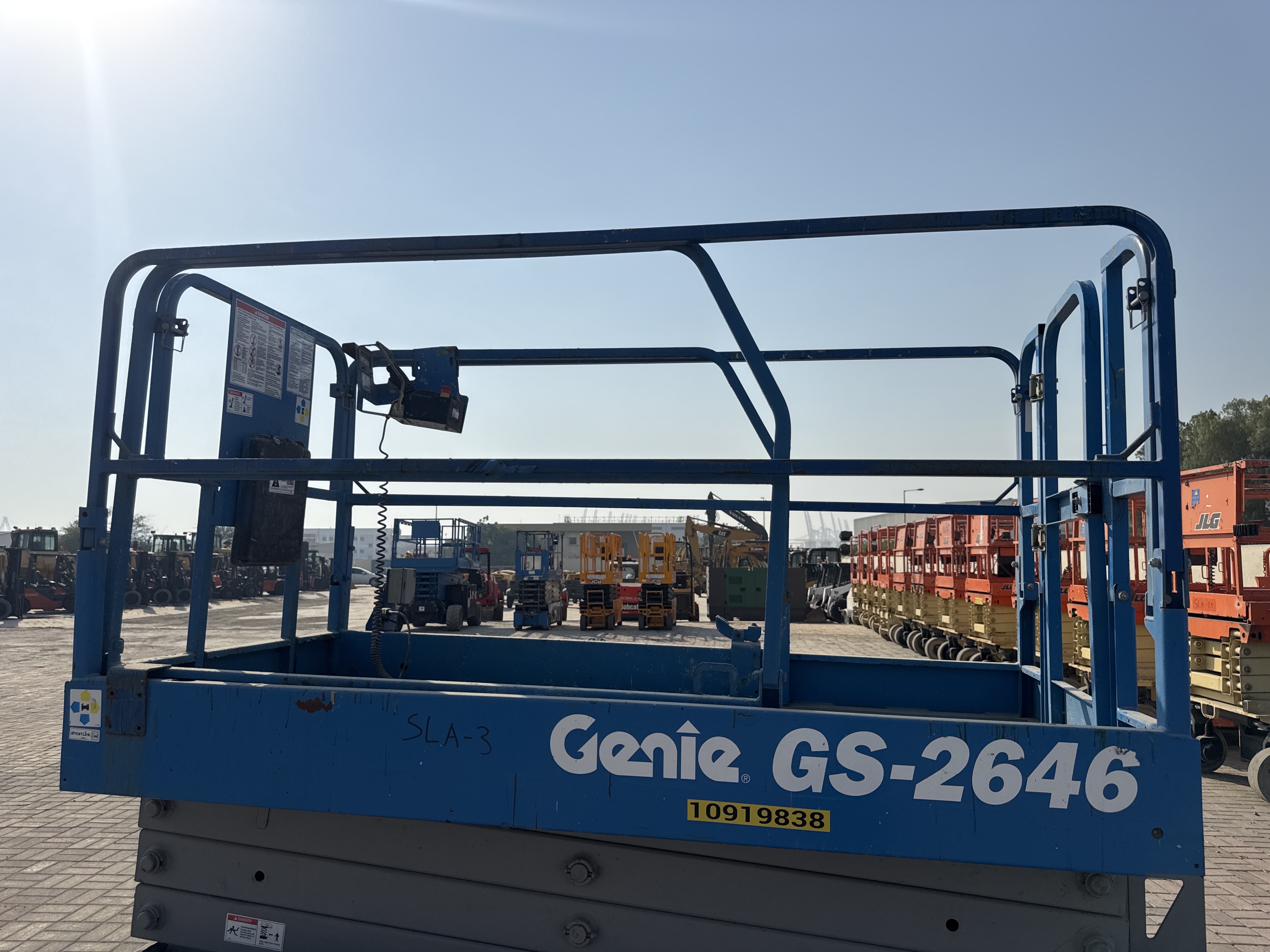SLA-003-Genie-GS-2646-Scissor-lifts-inspection-Structure-Guard-rail-1