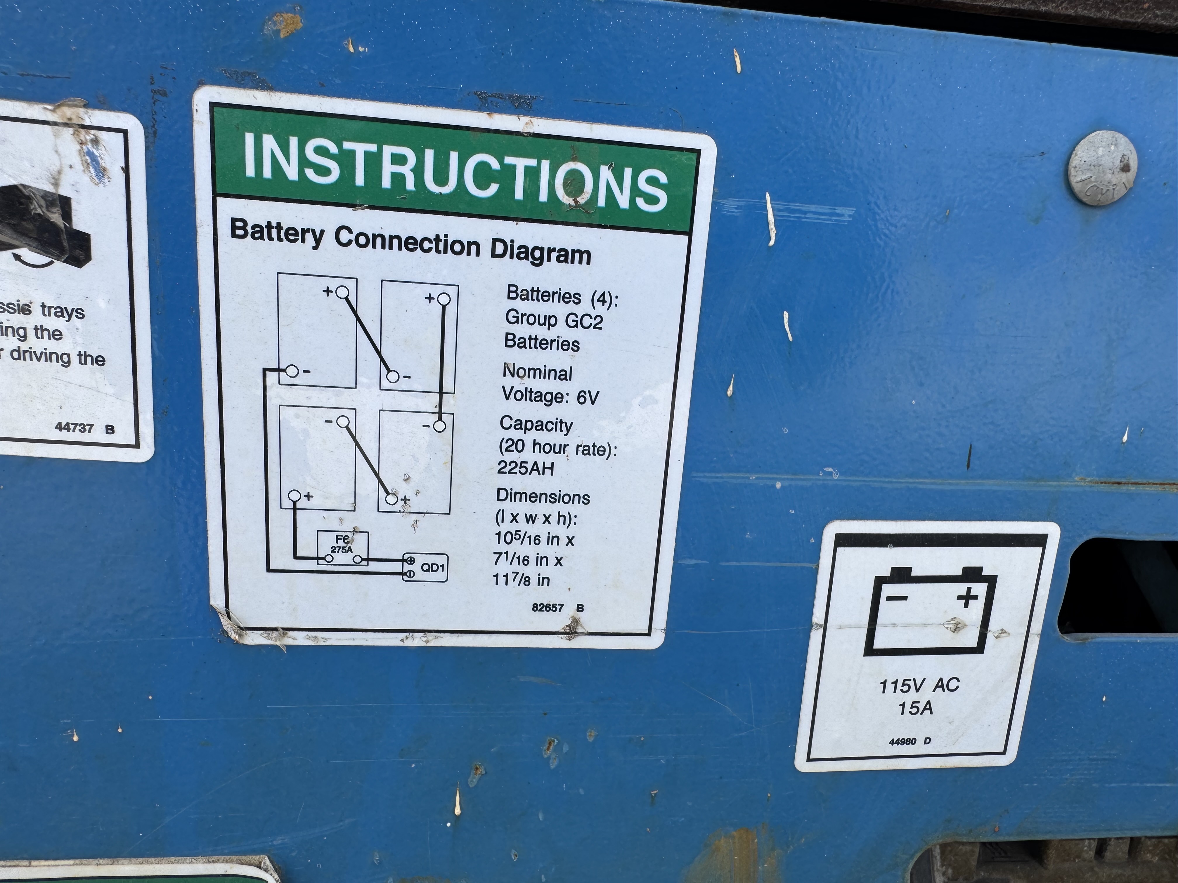 SLA-004-Genie-GS-3232-Scissor-lifts-inspection-Electronics-Battery-1