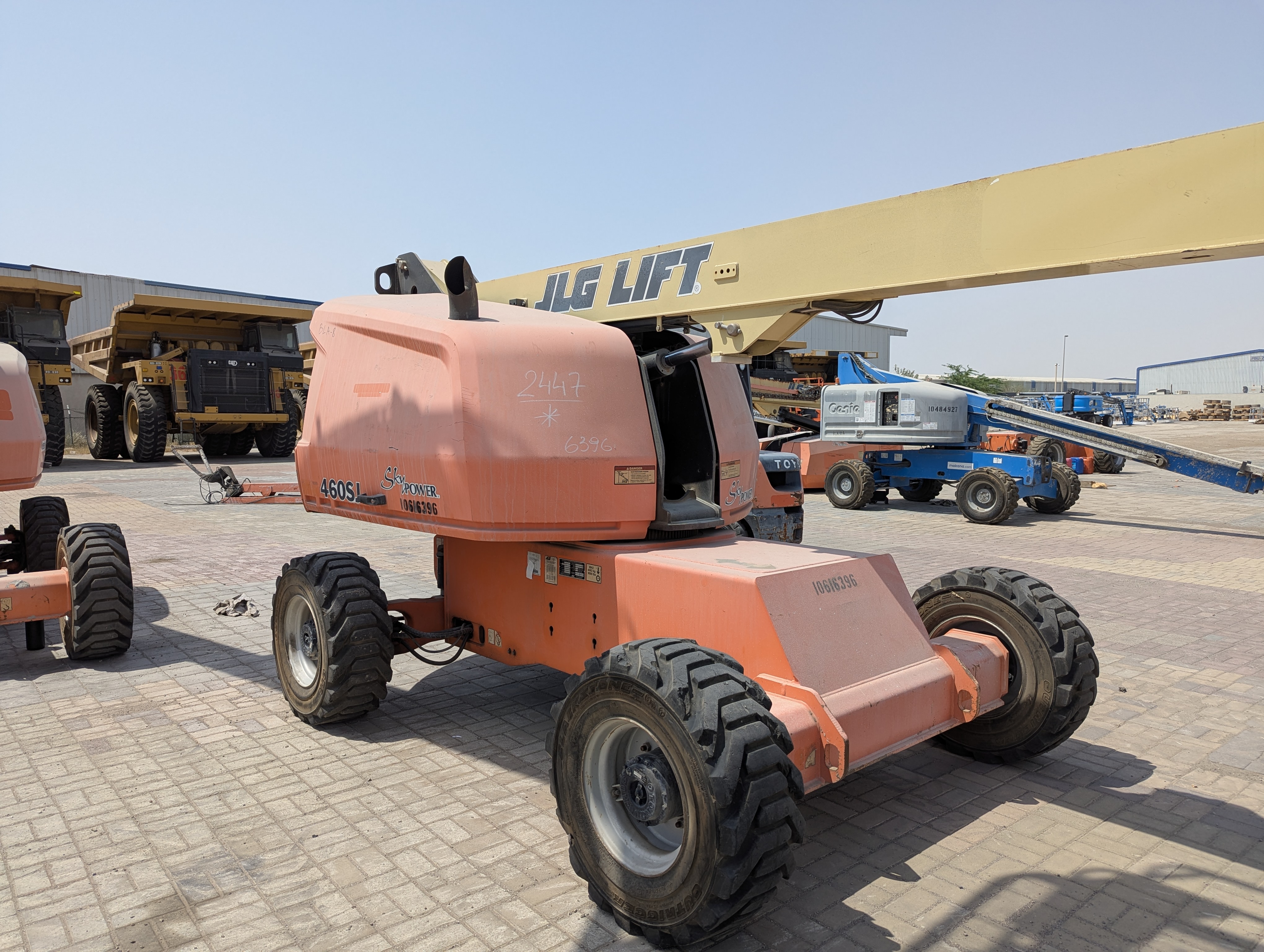 BLA-008-جي-إل-جي-460SJ-رافعات-ذراع-فحص-الهيكل-الصبغ-1