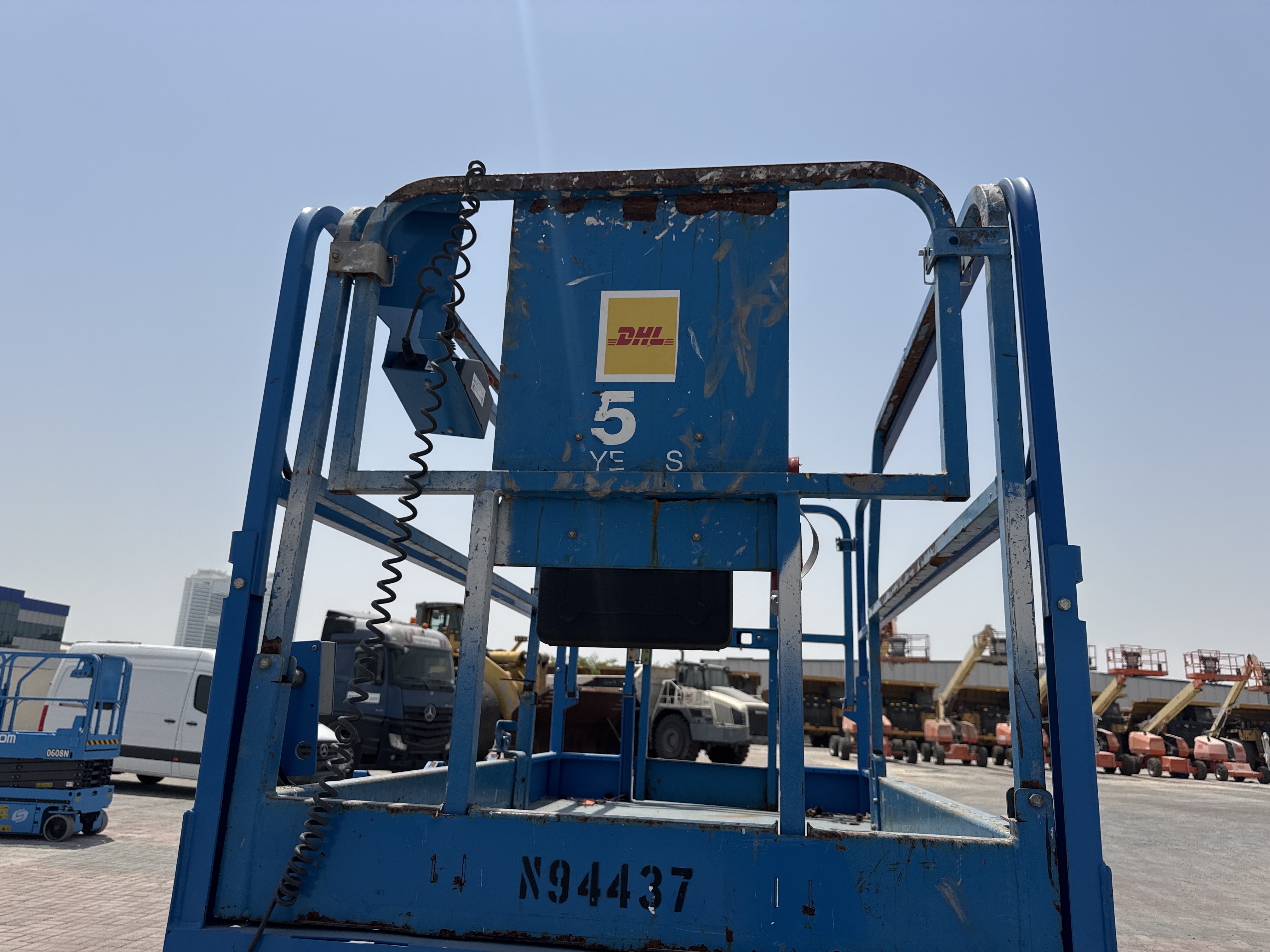 SLA-007-Genie-GS-4047-Scissor-lifts-inspection-Structure-Guard-rail-1