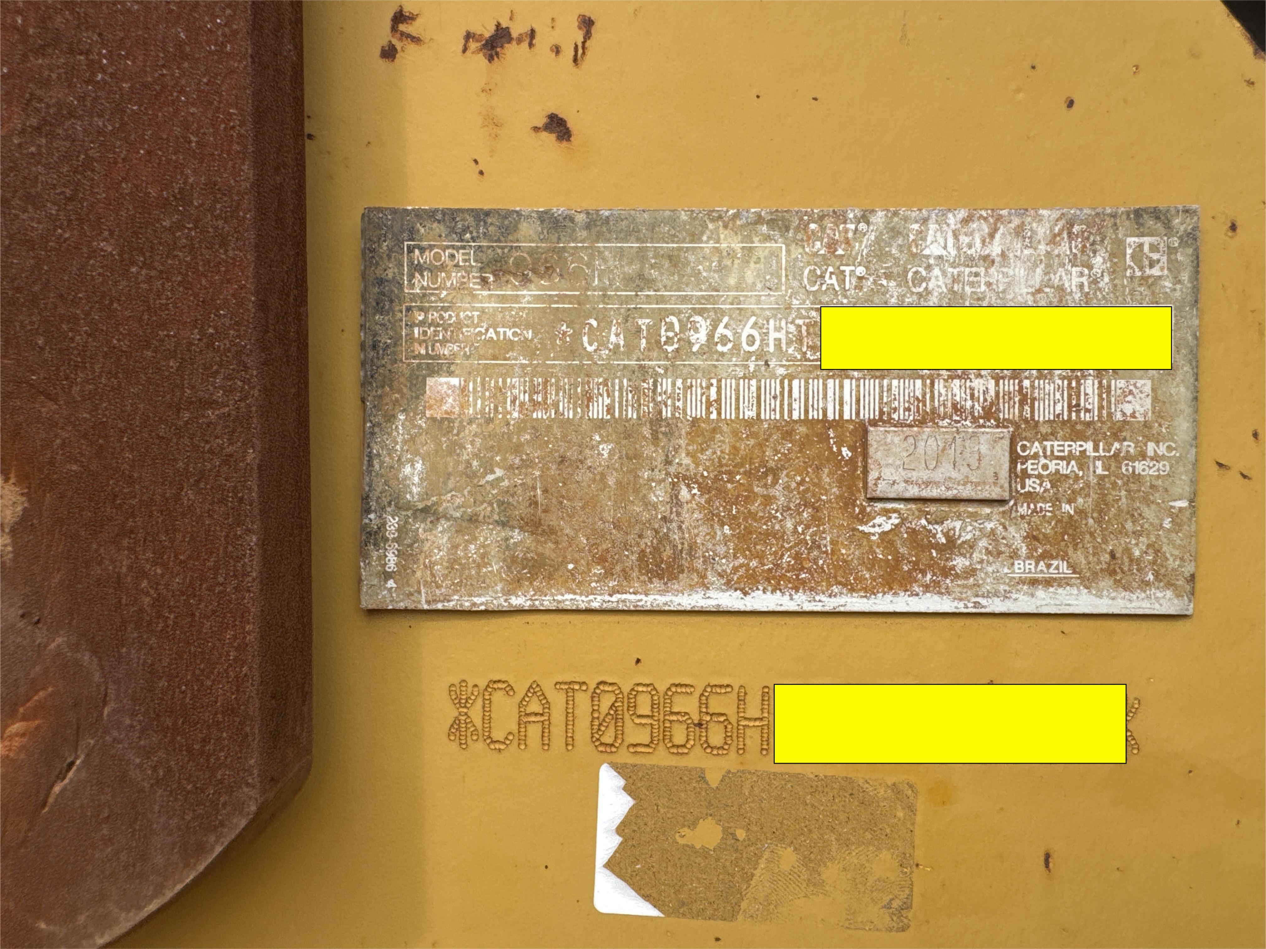 WHL-012-Cat-966H-Wheel-loaders-inspection-General-Serial-number-1