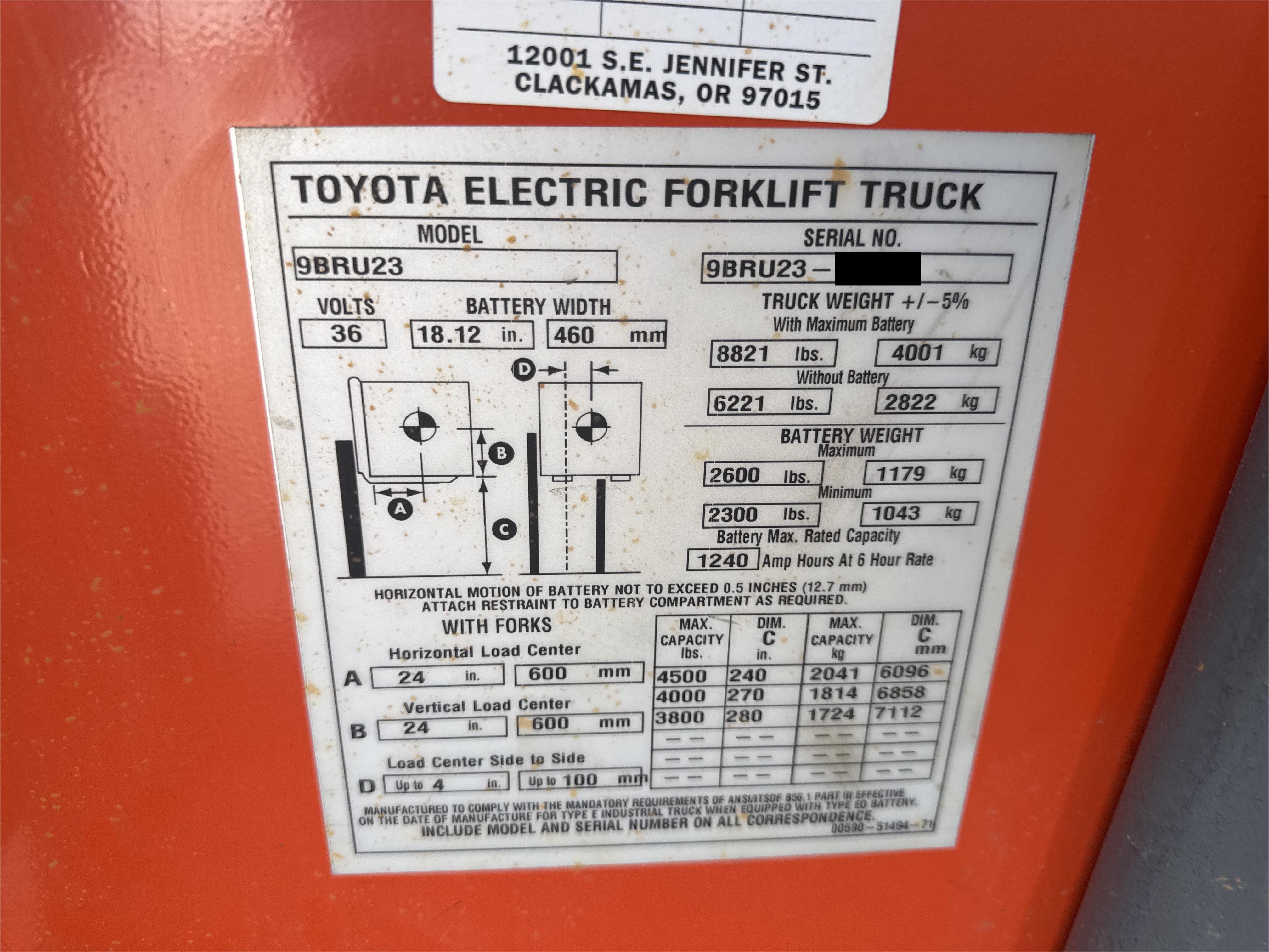 RTM-009-Toyota-9BRU23-Reach-trucks-inspection-General-Serial-number-1