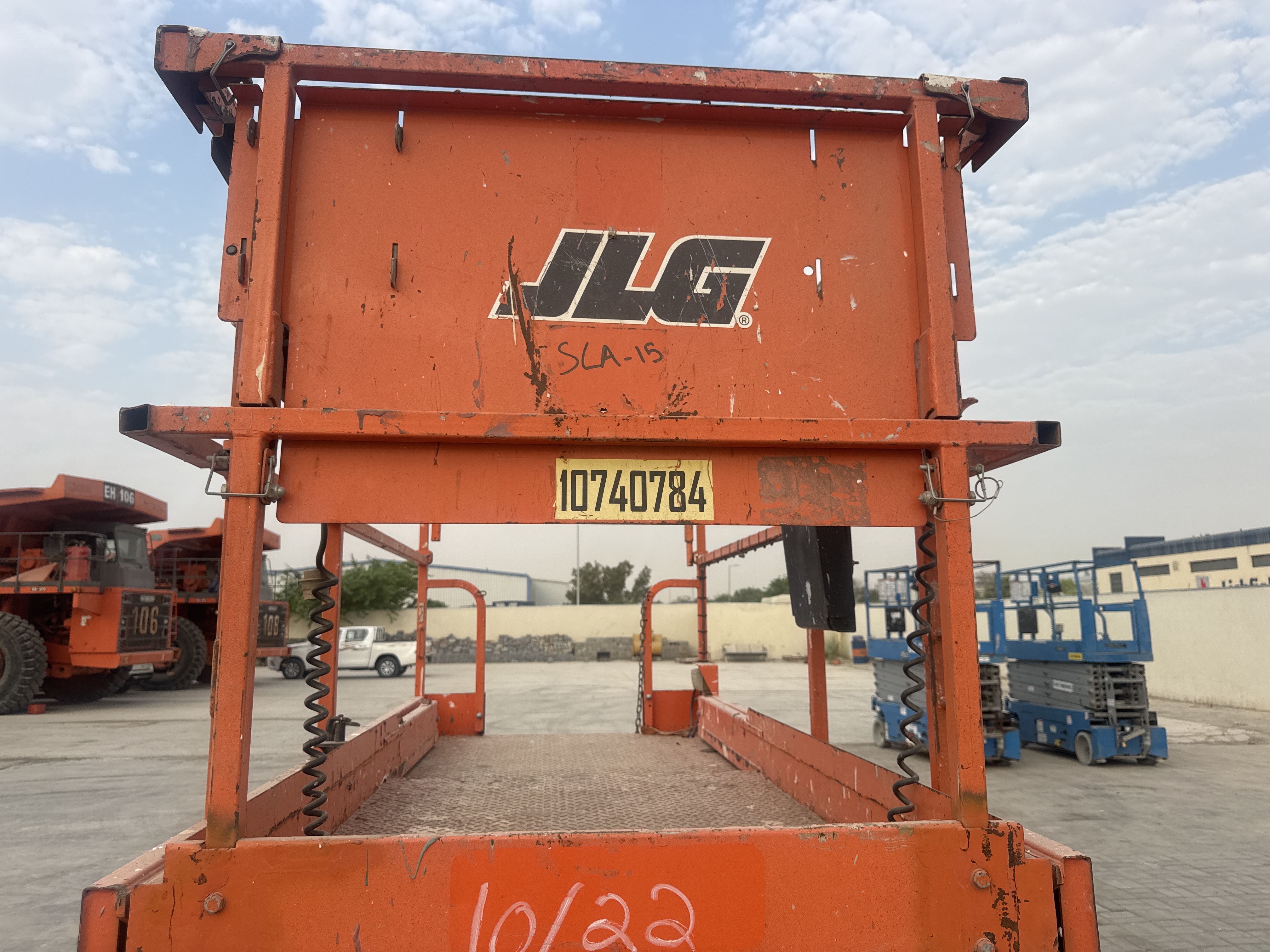 SLA-015-JLG-2646ES-Scissor-lifts-inspection-Structure-Guard-rail-1
