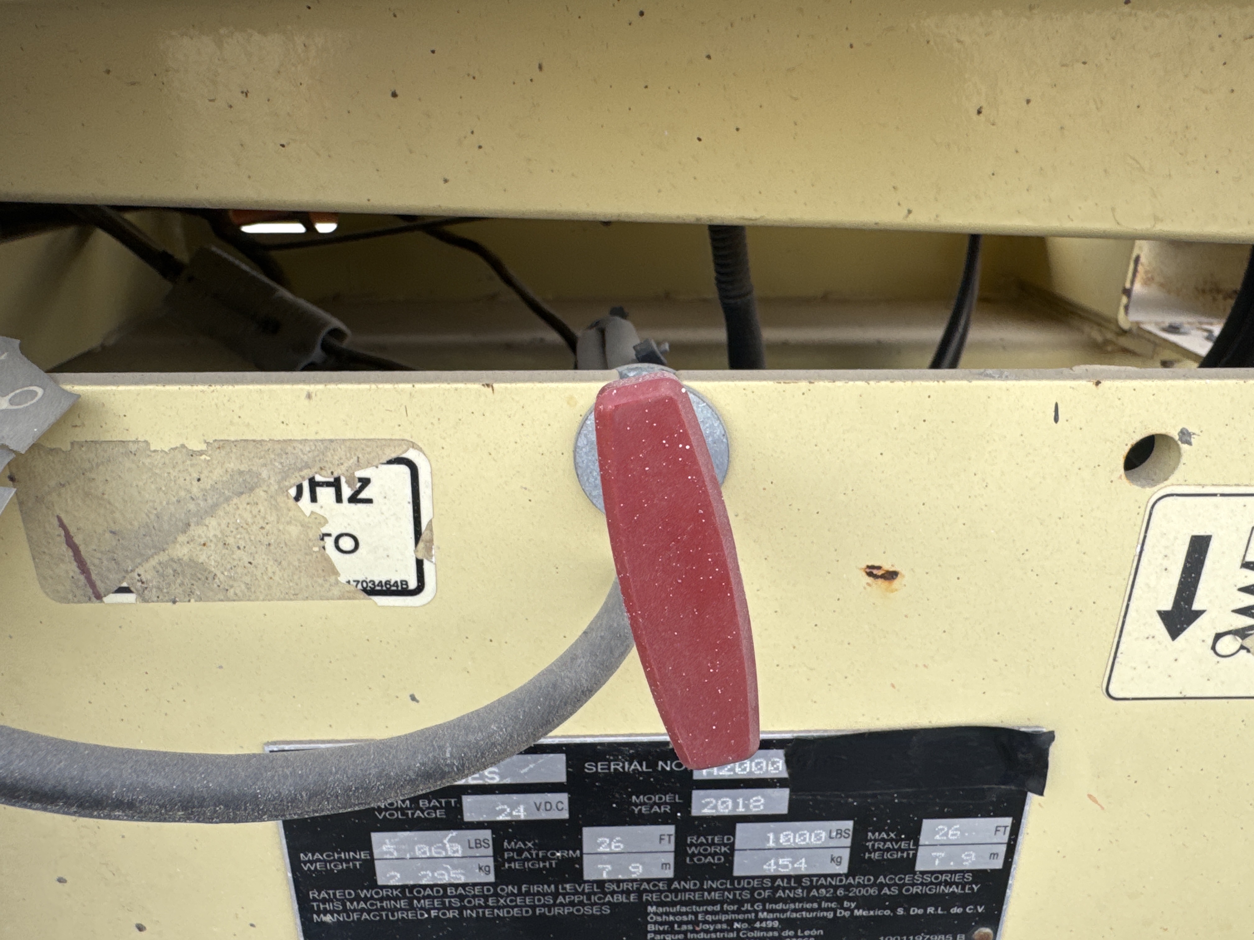 SLA-015-JLG-2646ES-Scissor-lifts-inspection-Safety-Emergency-brake-1