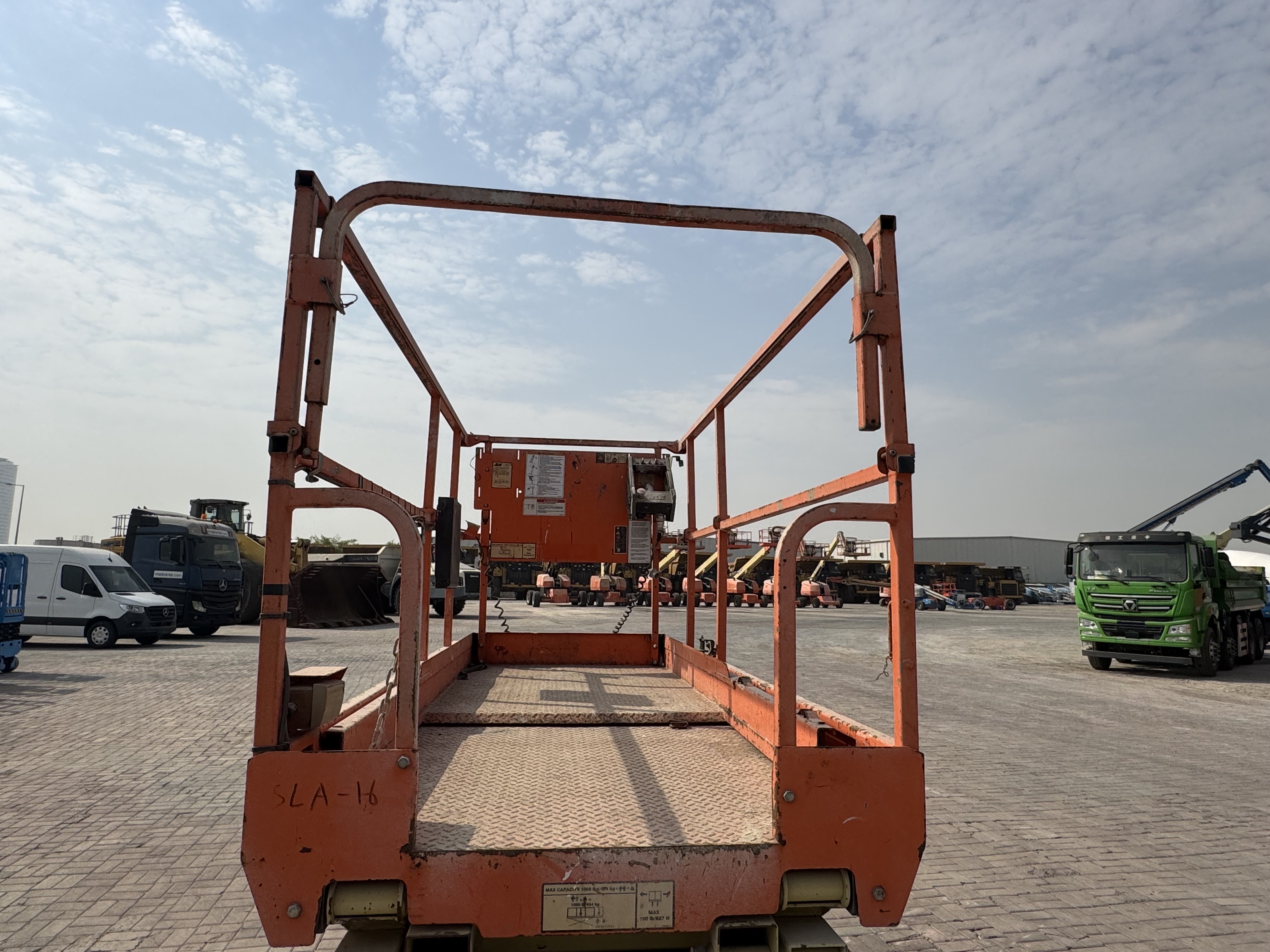 SLA-016-JLG-2646ES-Scissor-lifts-inspection-Structure-Guard-rail-1