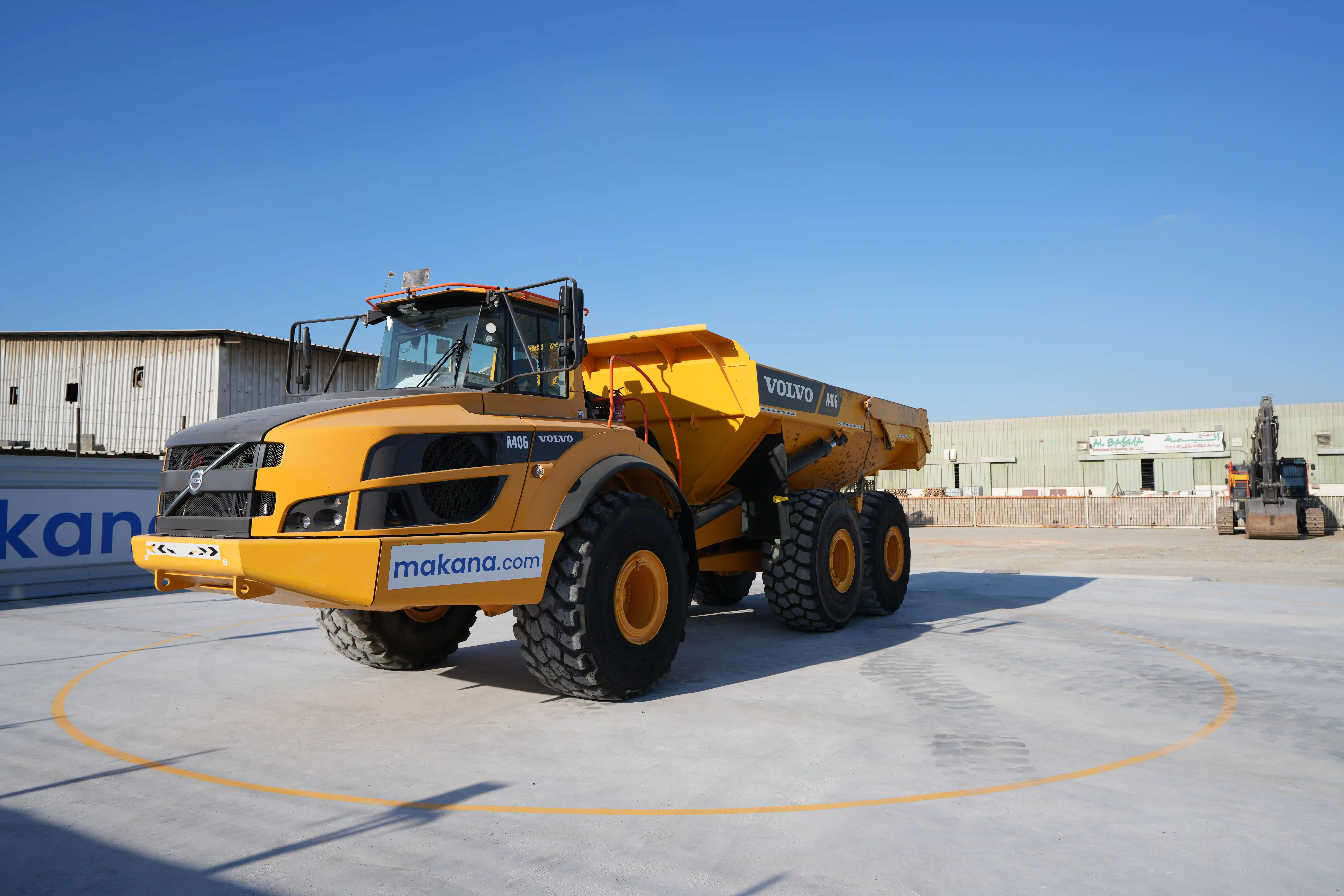 ADT-003-Volvo-A40G-articulated-dump-truck-exterior-front-left-side-view