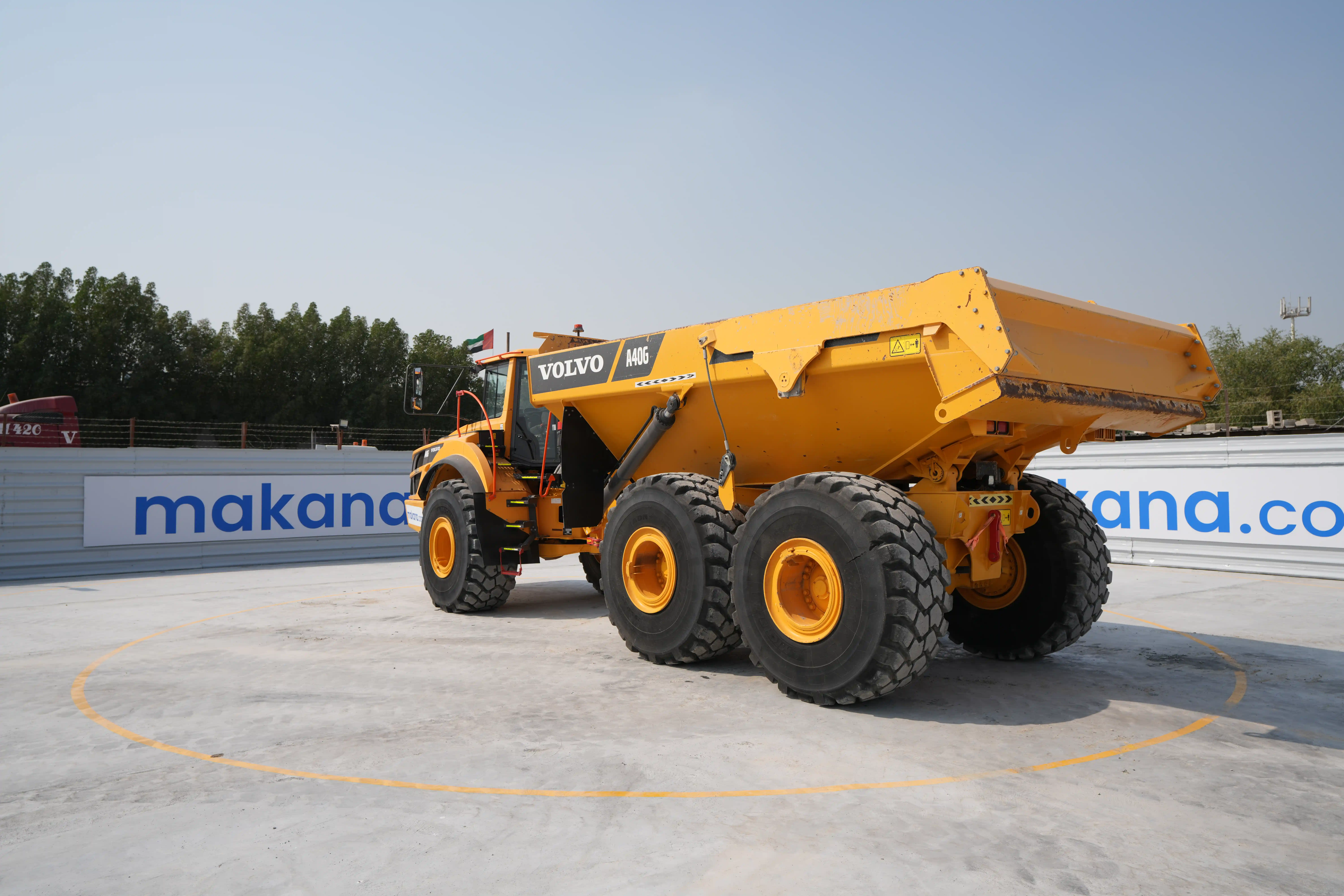ADT-002-Volvo-A40G-articulated-dump-truck-exterior-rear-left-side-view