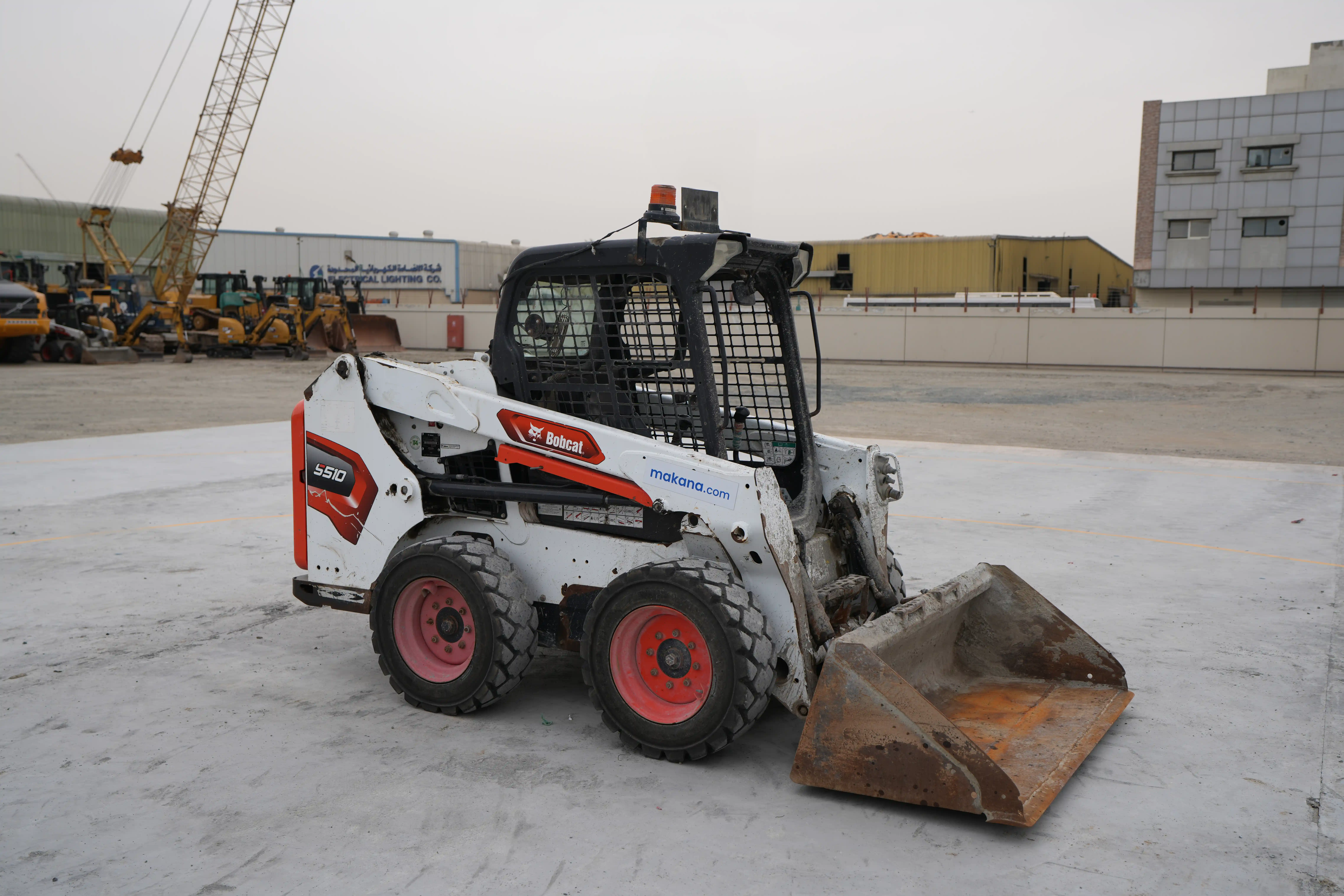 SSL-002-Bobcat-S510-skid-steer-loader-exterior-front-right-side-view