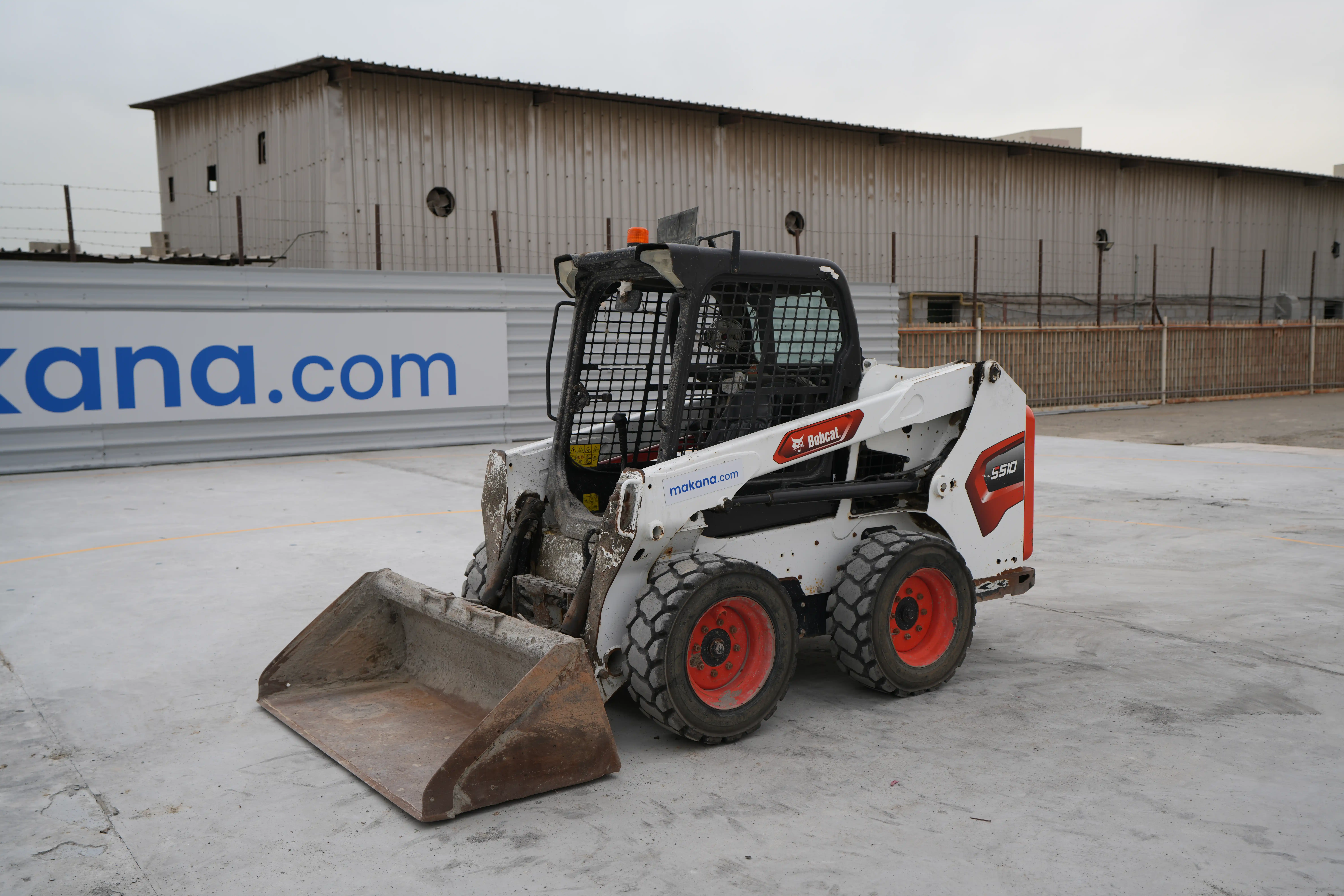 SSL-001-Bobcat-S510-skid-steer-loader-exterior-front-left-side-view