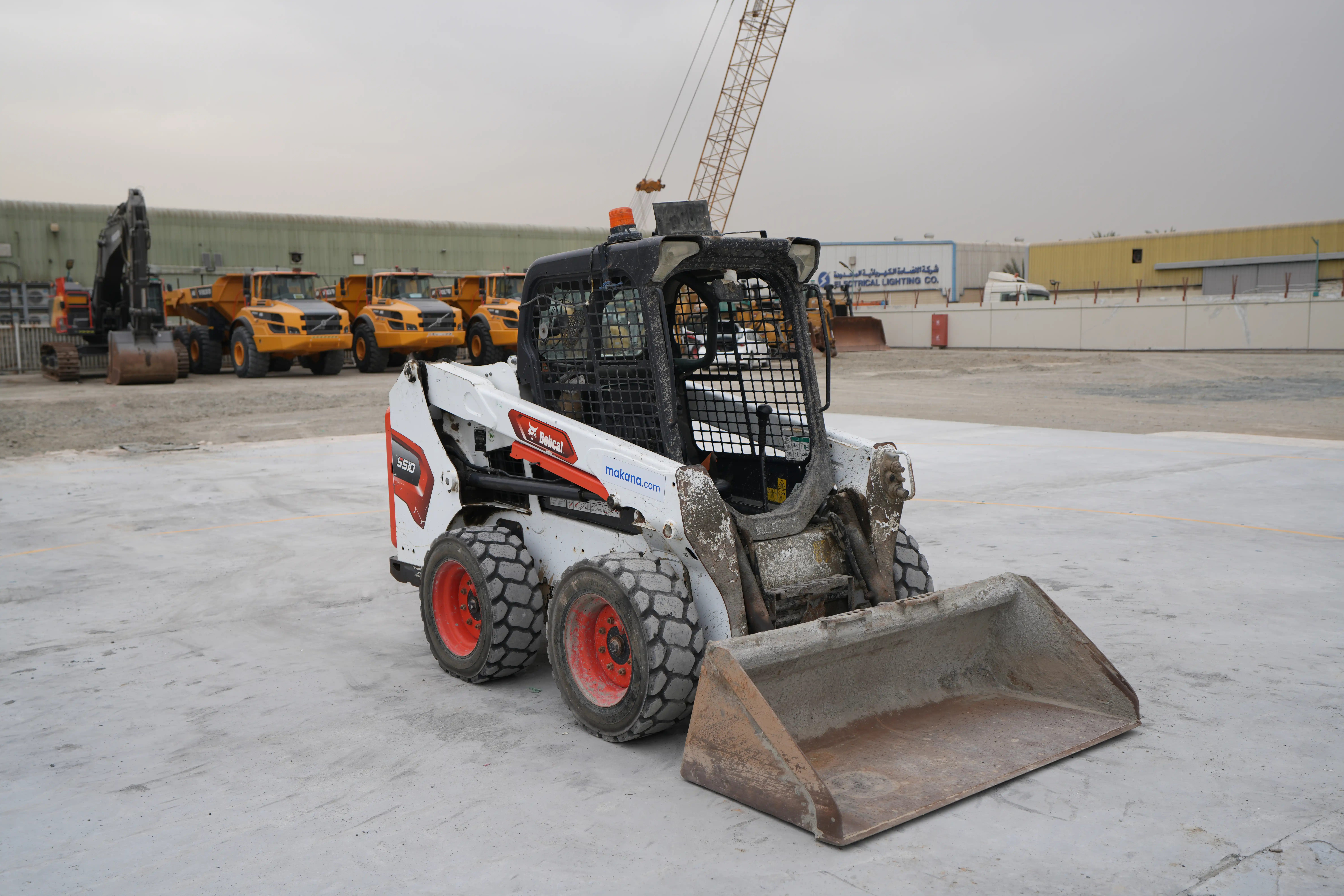 SSL-001-Bobcat-S510-skid-steer-loader-exterior-front-right-side-view