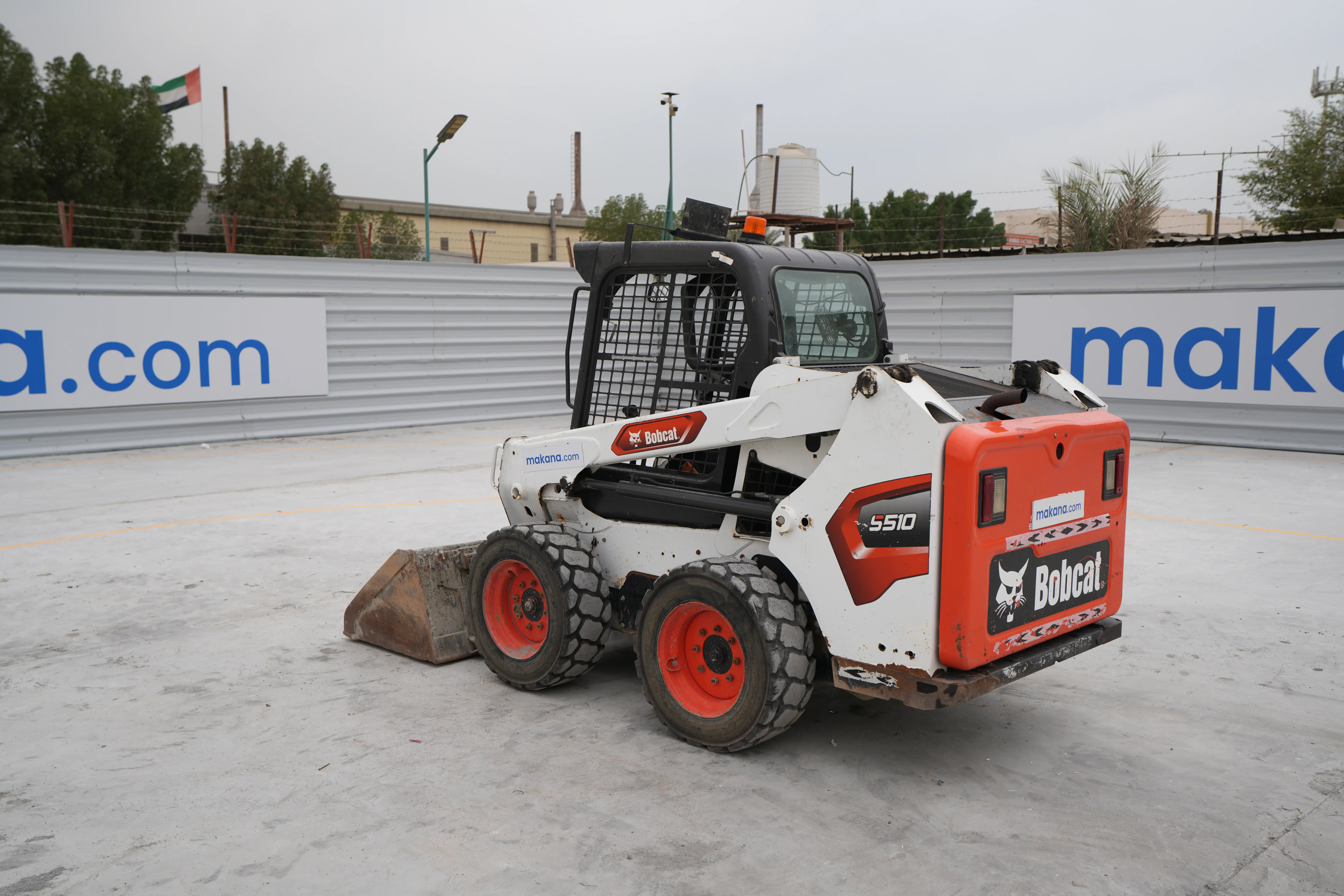 SSL-001-Bobcat-S510-skid-steer-loader-exterior-rear-left-side-view