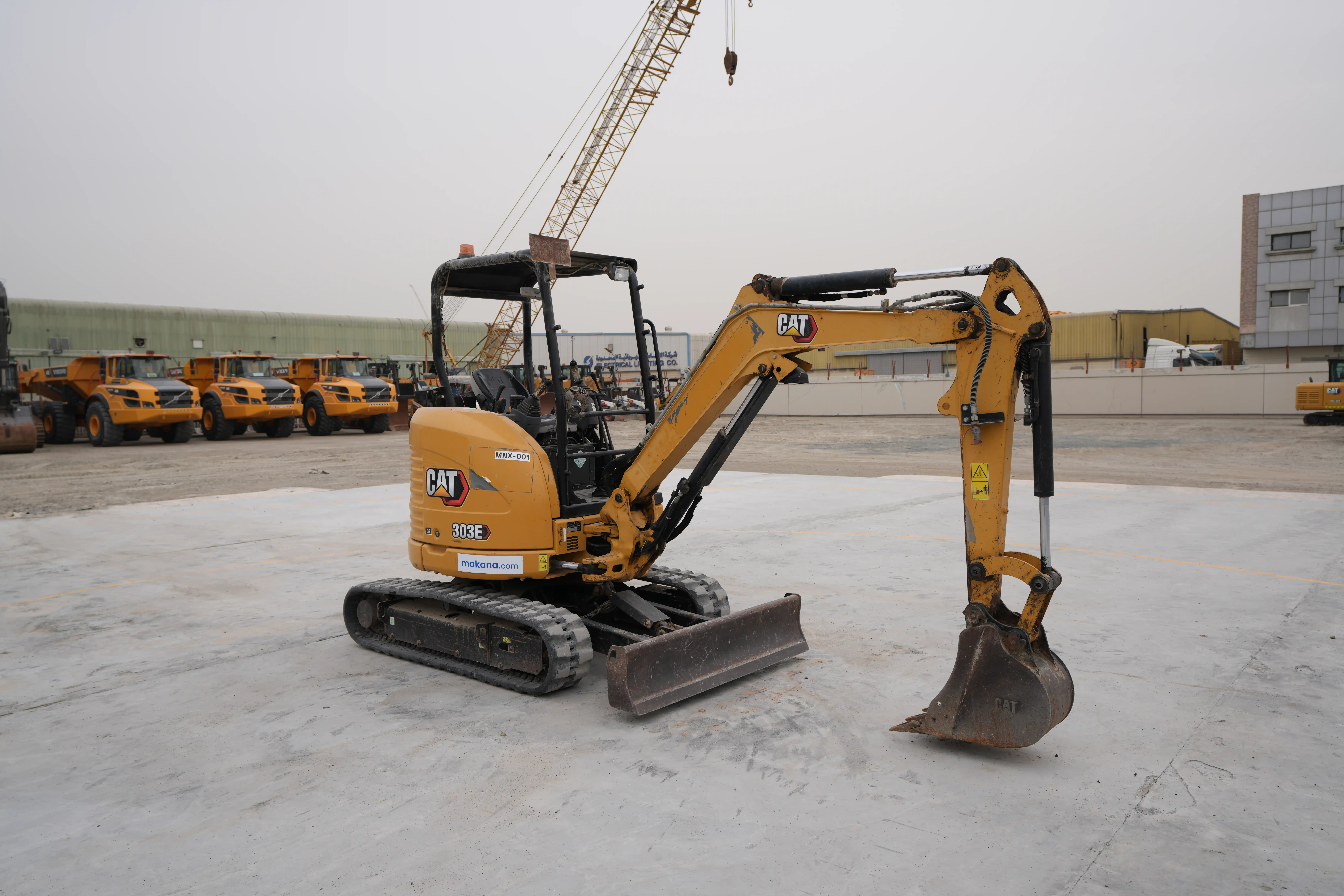 MNX-001-Cat-303E-mini-excavator-exterior-front-right-side-view