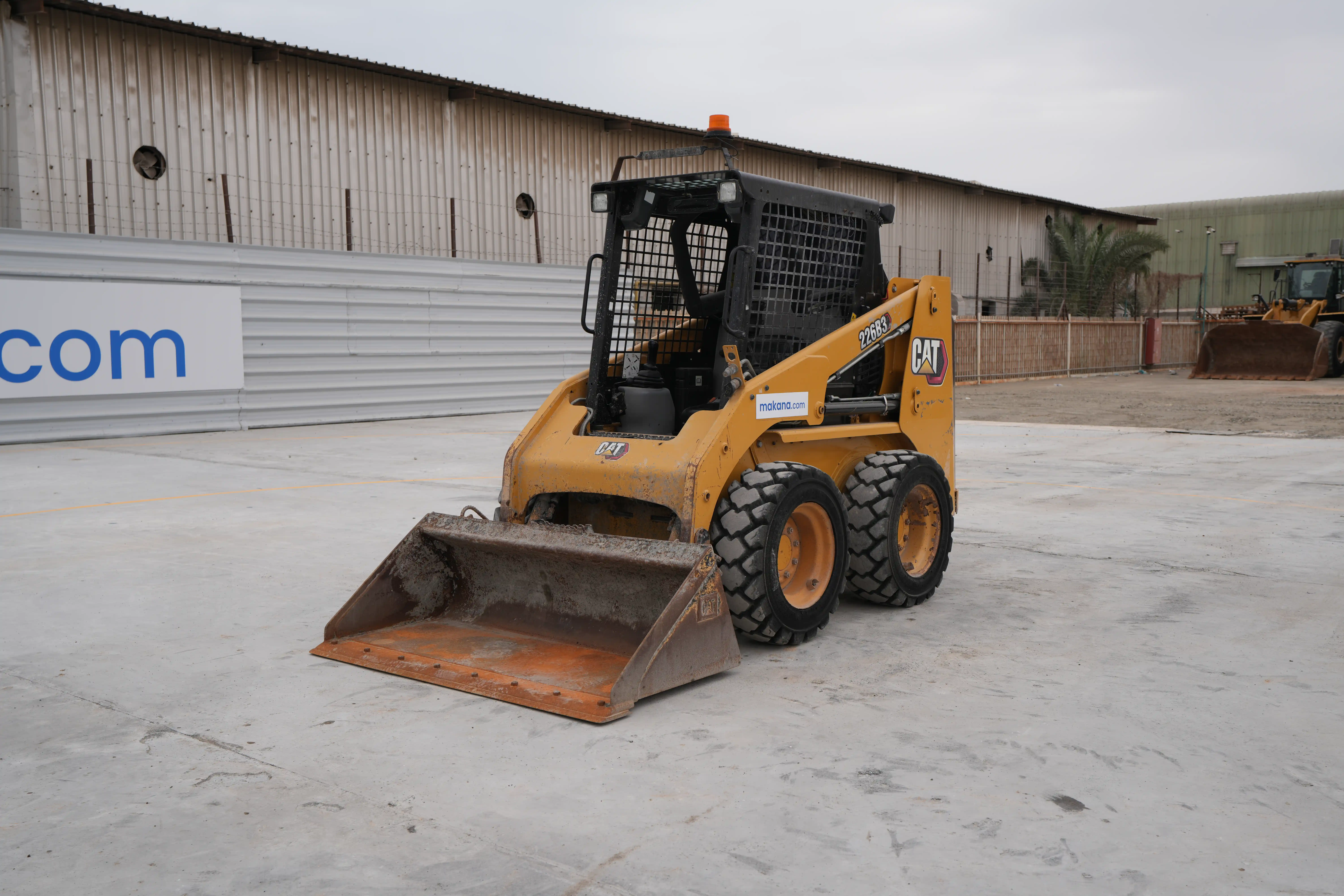 SSL-003-Cat-226B3-skid-steer-loader-exterior-front-left-side-view