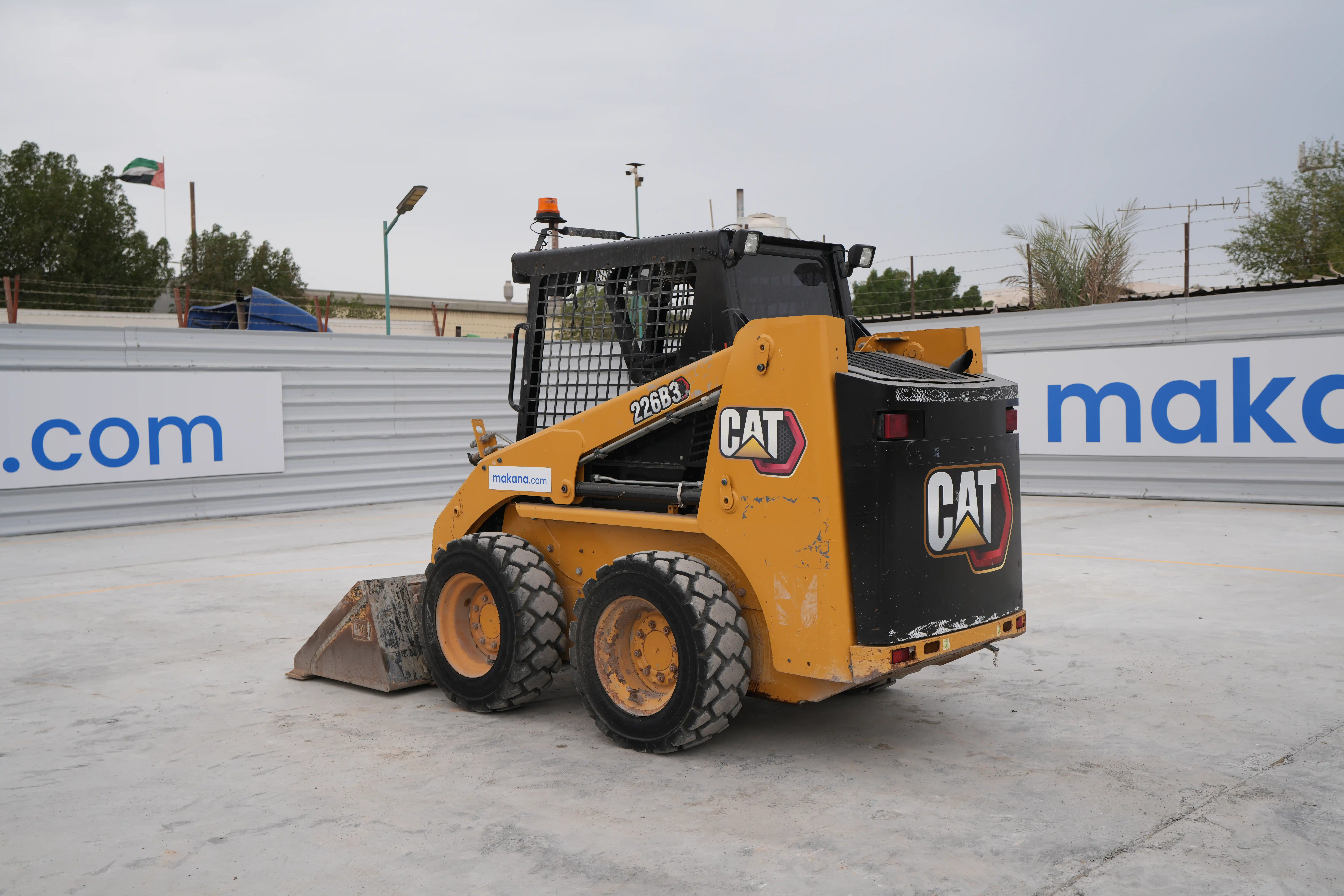 SSL-003-Cat-226B3-skid-steer-loader-exterior-rear-left-side-view