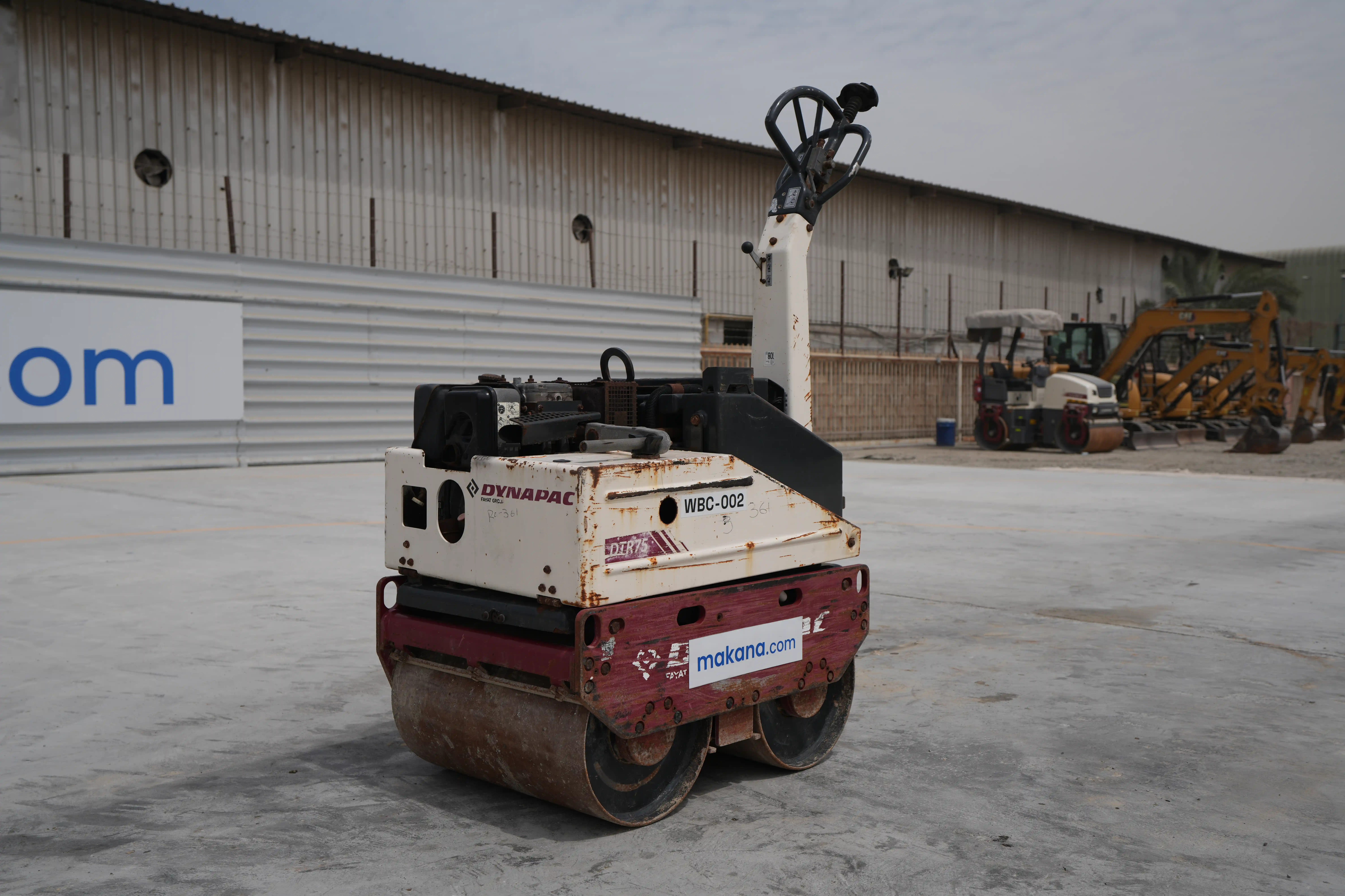 WBC-002-Dynapac-DTR75-walk-behind-compactor-exterior-front-left-side-view
