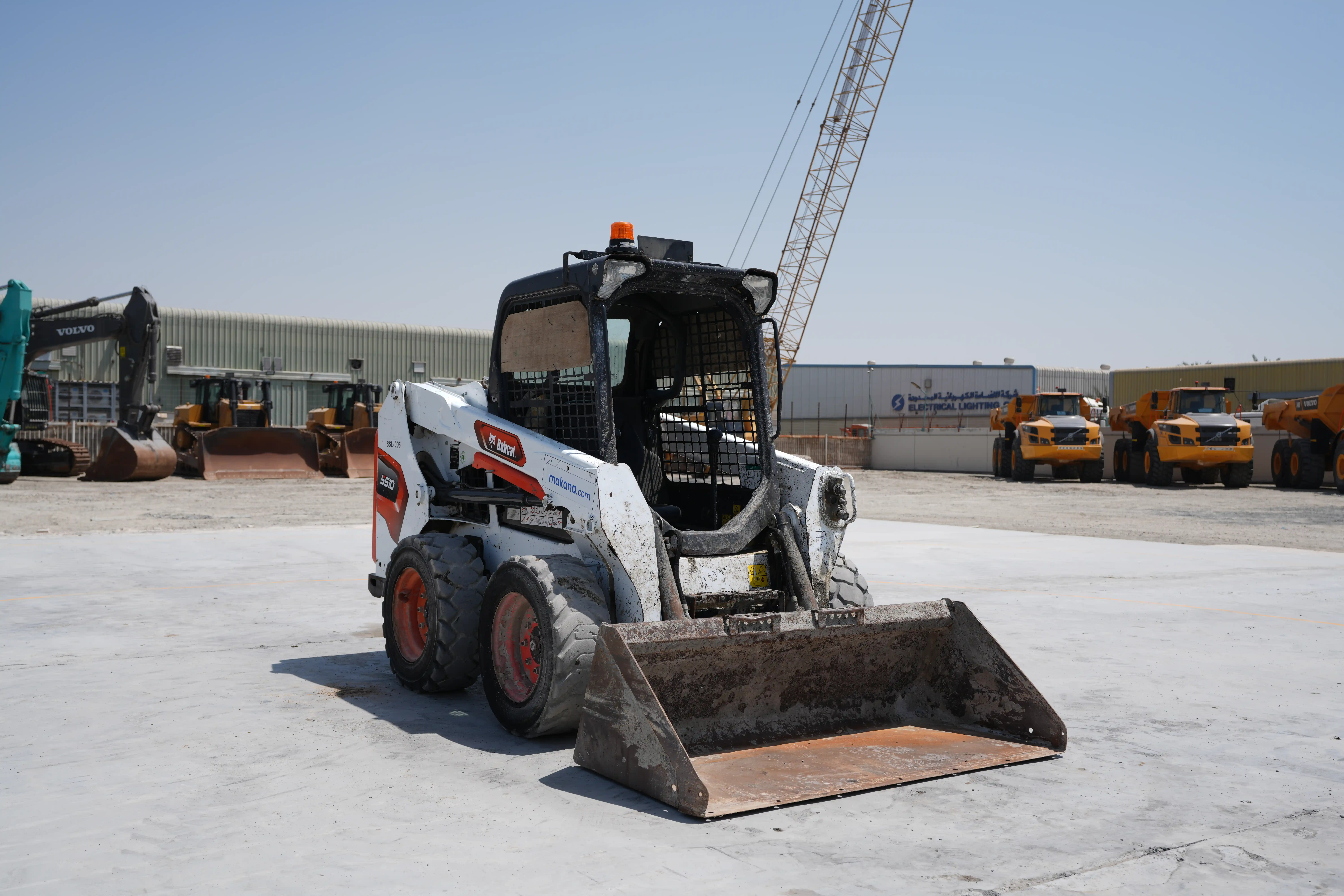 SSL-005-Bobcat-S510-skid-steer-loader-exterior-front-right-side-view