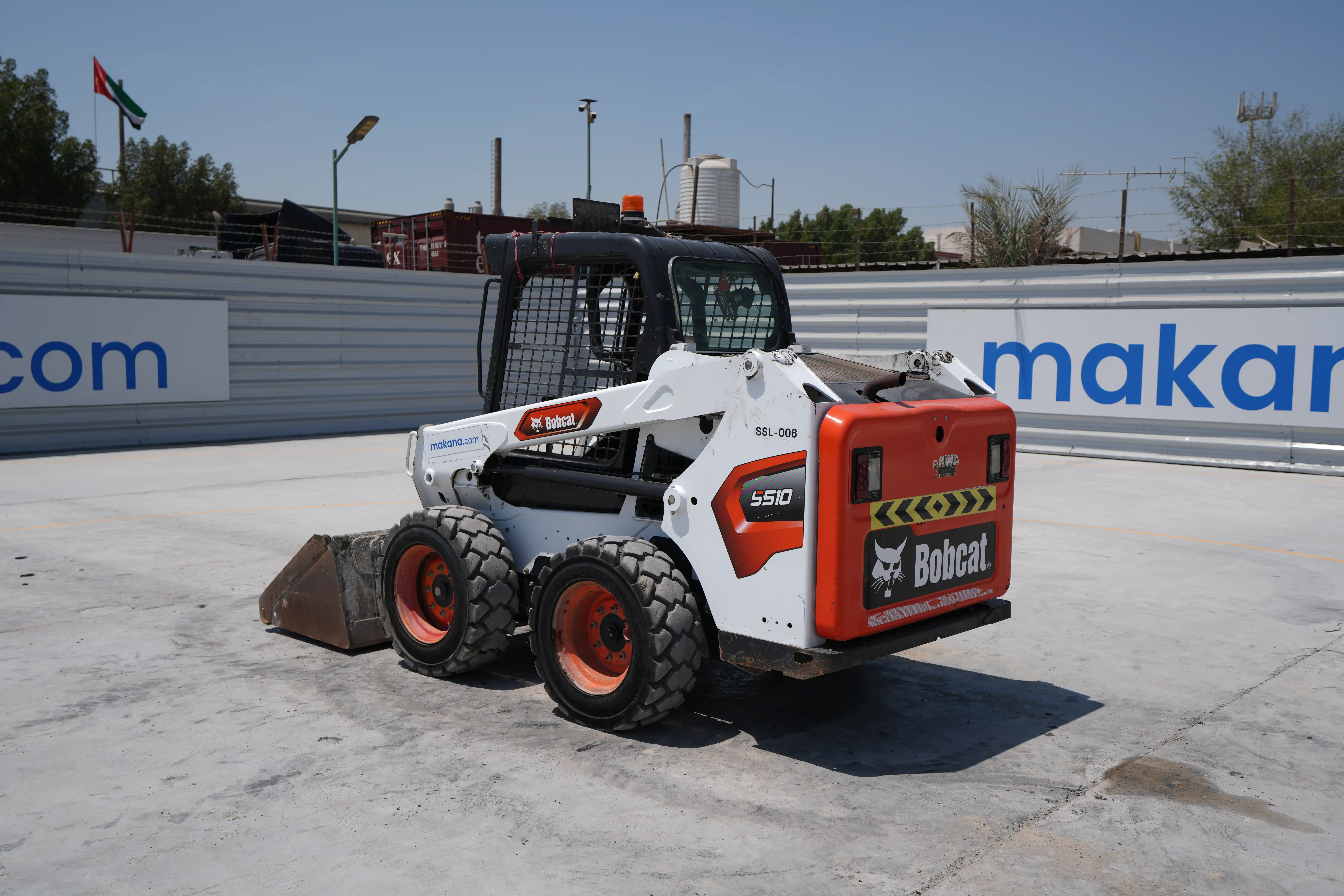 SSL-006-Bobcat-S510-skid-steer-loader-exterior-rear-left-side-view
