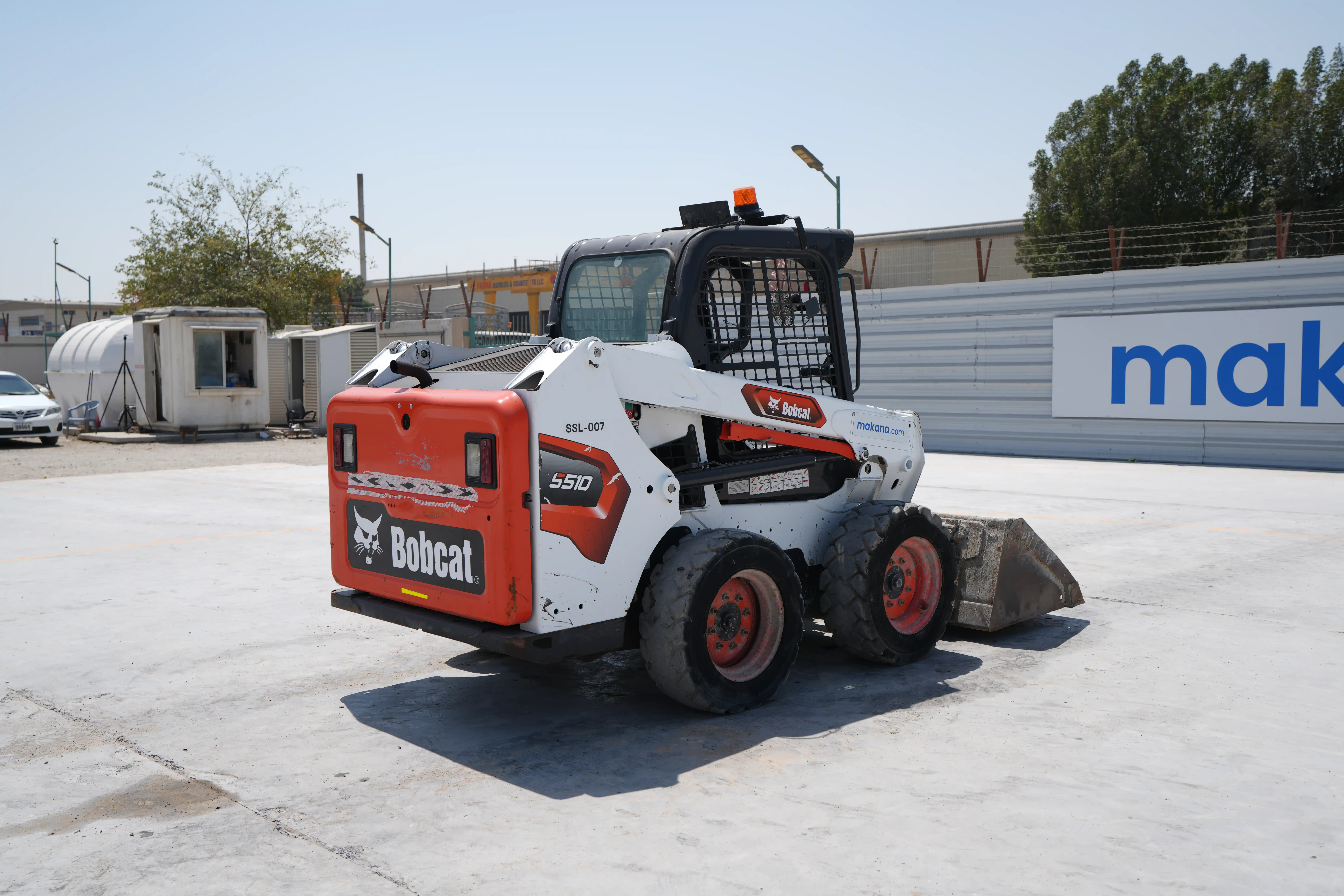SSL-007-Bobcat-S510-skid-steer-loader-exterior-rear-right-side-view