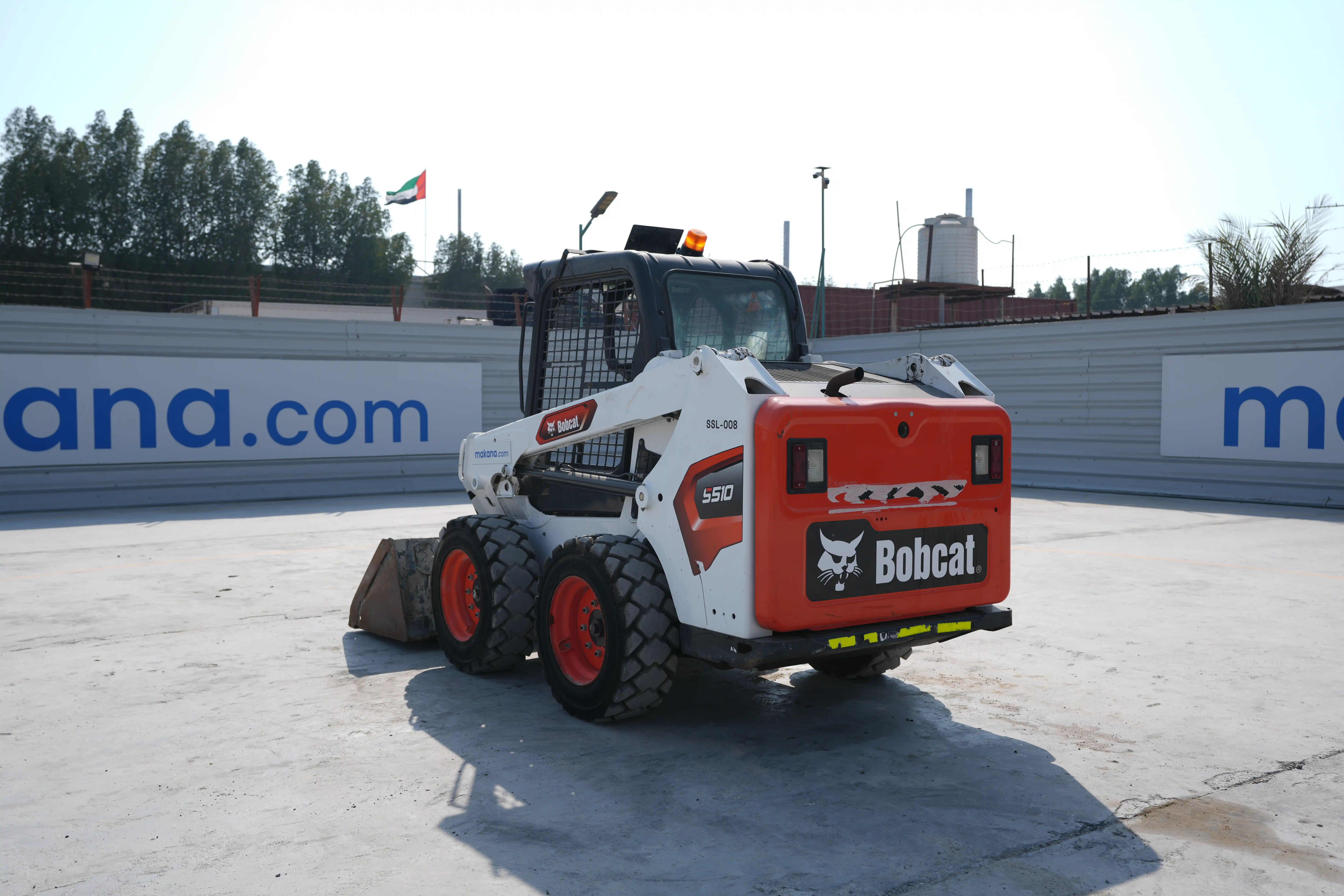 SSL-008-Bobcat-S510-skid-steer-loader-exterior-rear-left-side-view